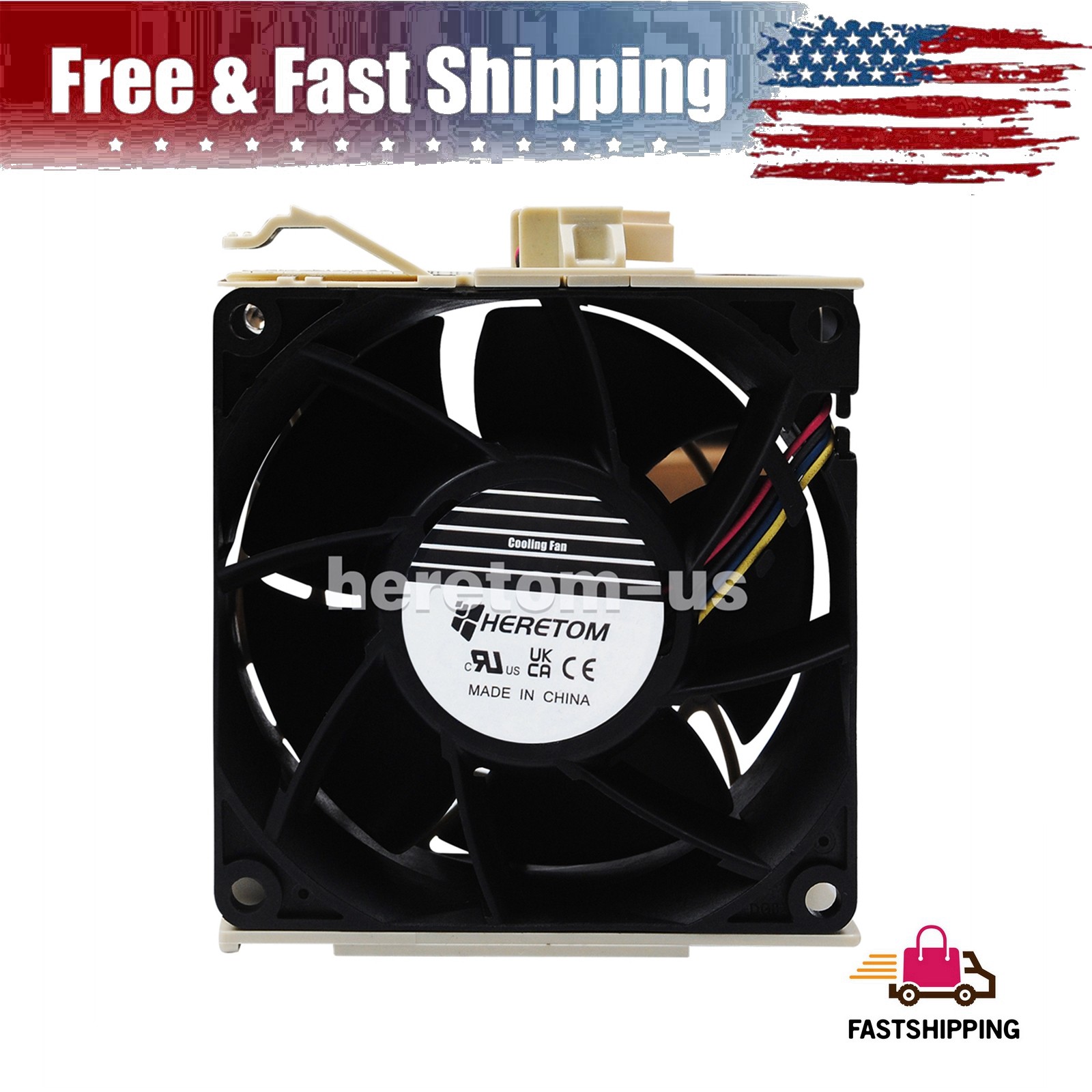 For Supermicro Server V80E12BHA5-57 FAN-0126L4 Cooling Fan DC 12 Volts 0.6A NEW