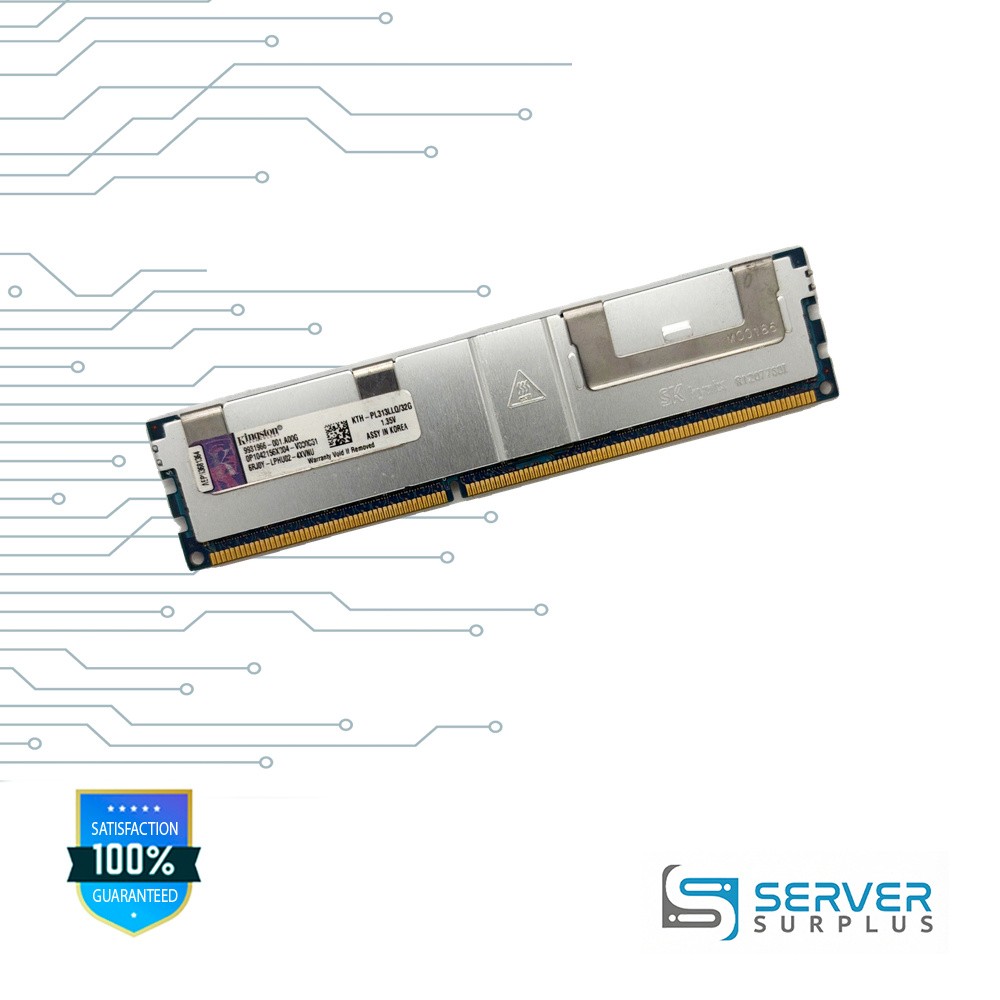 Kingston 32GB DDR3L-1333 PC3L-10600 4Rx4 ECC LR LRDIMM KTH-PL313LLQ/32G