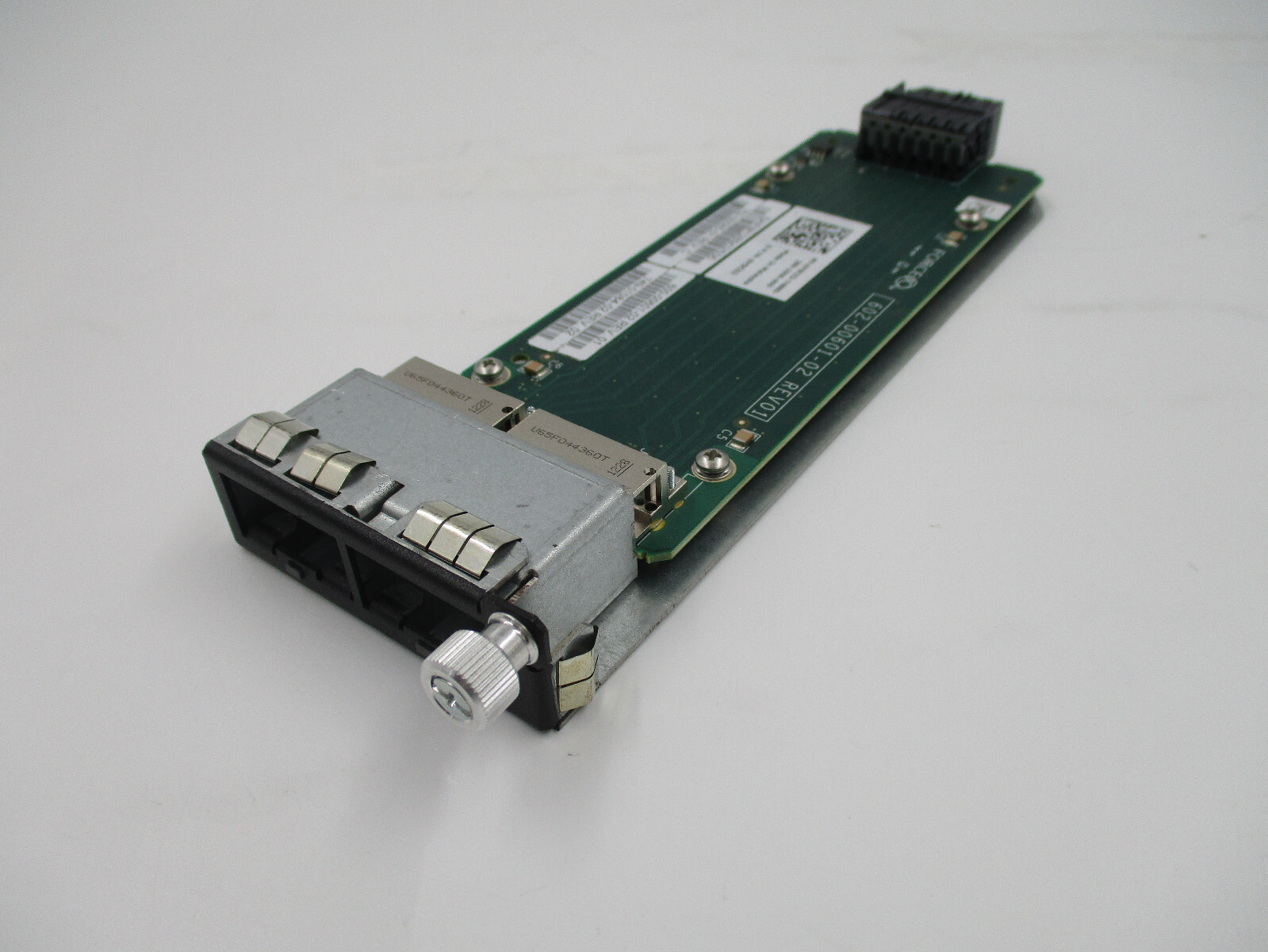 Dell Force10 S60-12G-2ST 2-Port 12G Stacking Switch Module For S60 P/N: 0Y9C52