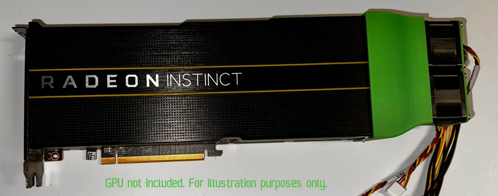 AMD RADEON INSTINCT MI60 MI50 MI25 GPU COOLING FAN SHROUD  AI HPC MINING, READ