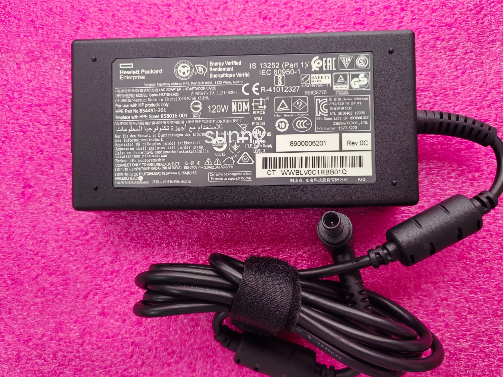 For HP Pavillion 24-b227c,24-b223w 19.5V6.15A 120W 854491-201 858016-001 Genuine