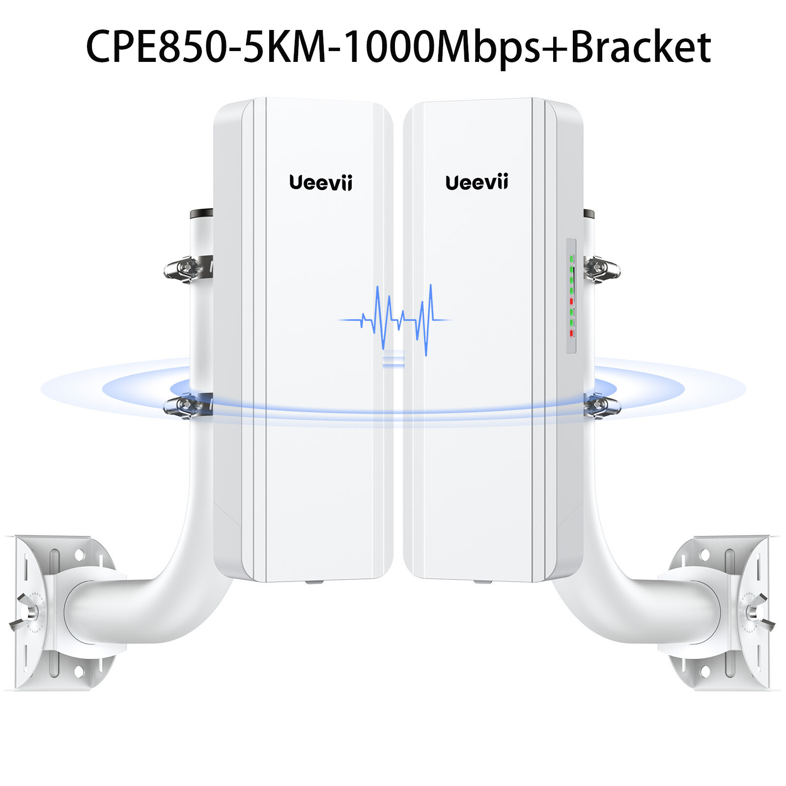 Wireless Bridge Gigabit 16dBi UeeVii CPE850 5.8G Point to Point WiFi CPE 1200Mbp