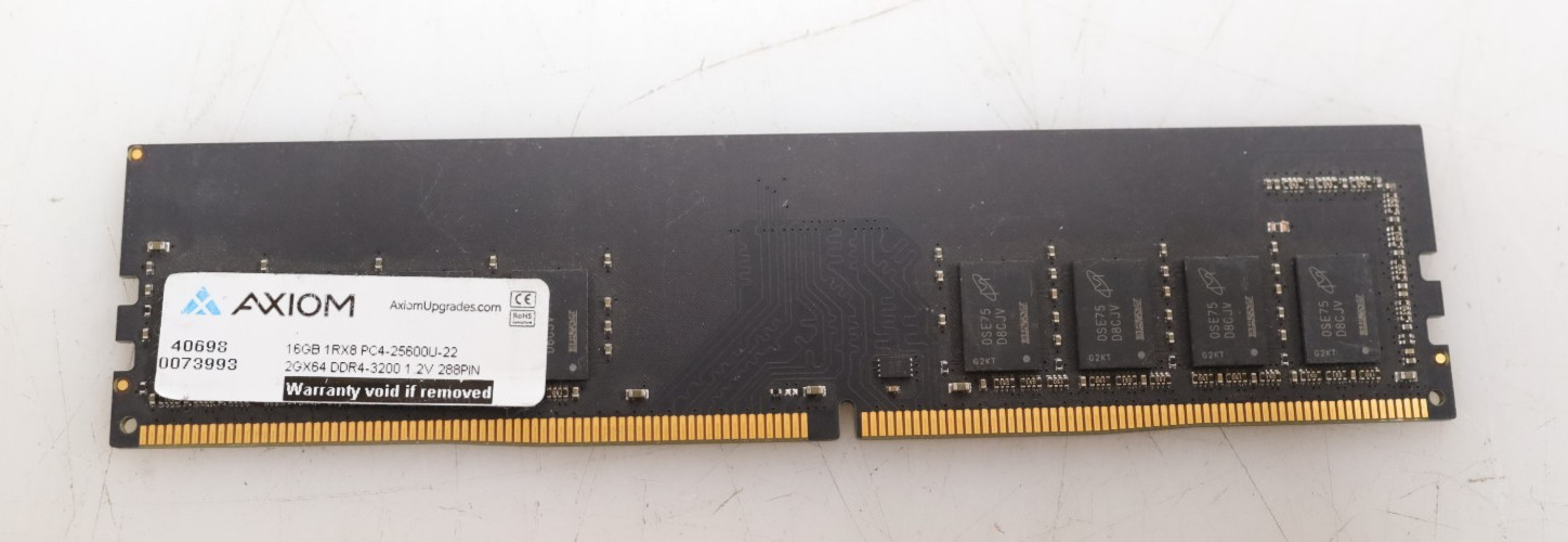 16GB Axiom 40698-0073993 DDR4-3200 PC4-25600U DIMM Memory