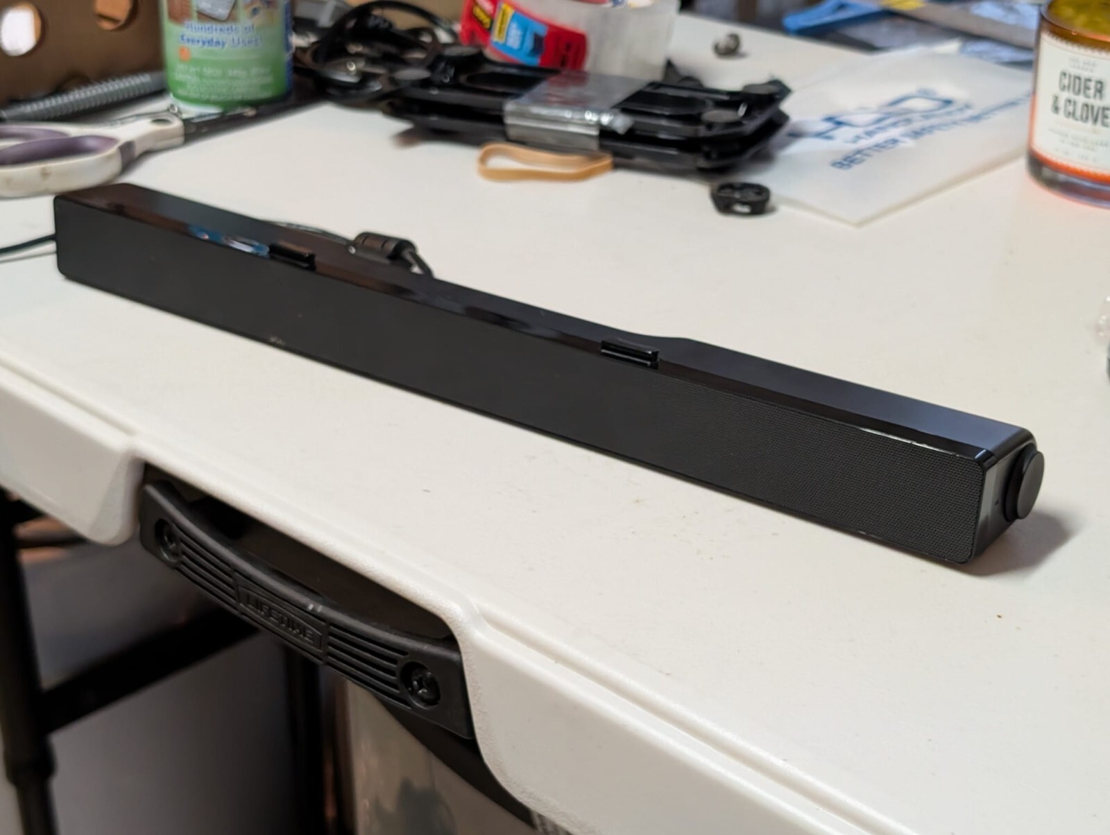 Lot of 2 Genuine Dell Multimedia USB Sound Bar Attachable Monitor Speaker AC511