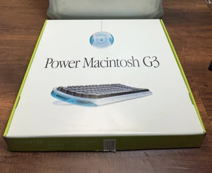 (NEW)APPLE Power Macintosh G3 Accessory Kit(1998)Keyboard/Mouse/Instructions..