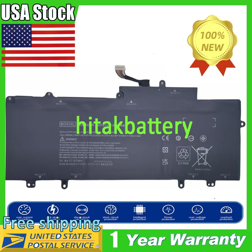BO03XL BO03XL battery for HP Chromebook 14 CD570M 14.0 32GB/32 PC, 4GB/16 PC USA