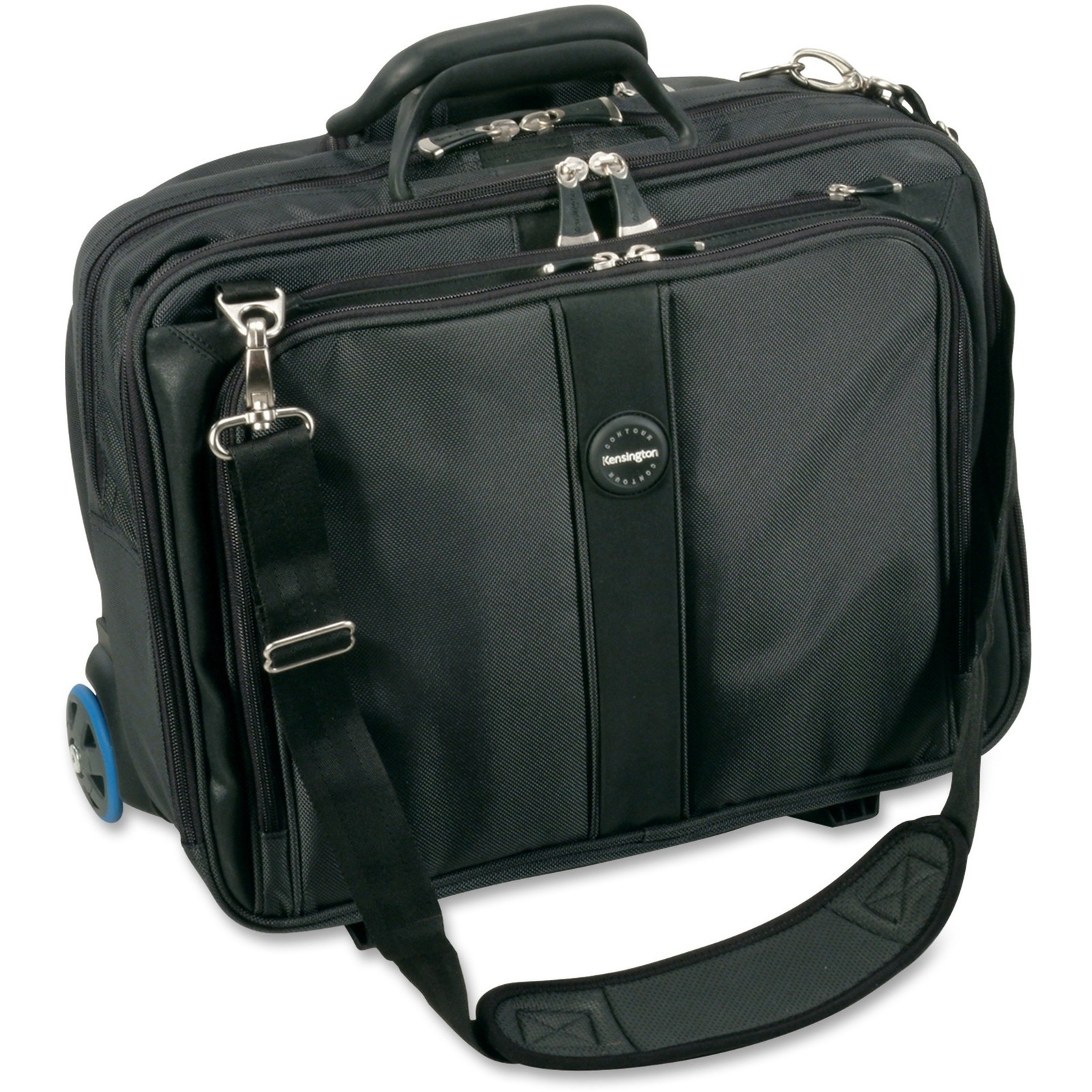 Kensington Contour Carrying Case (Roller) for 17" Notebook - Gray (KMW62348)