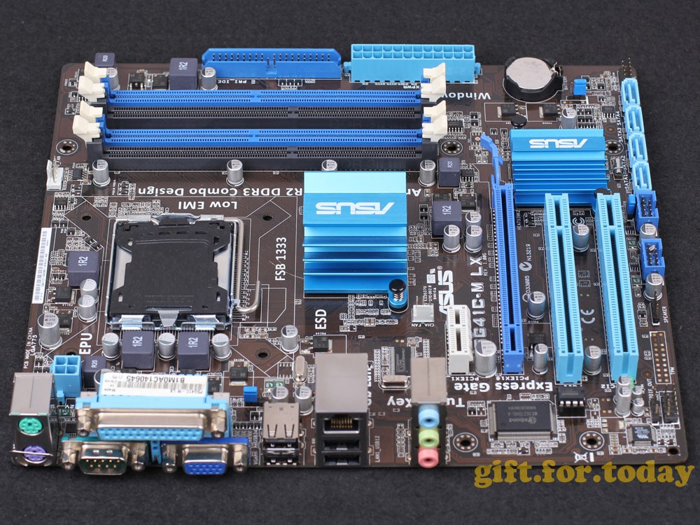 Original ASUS P5G41C-M LX Intel G41 Motherboard LGA 775 Socket DDR3 DDR2