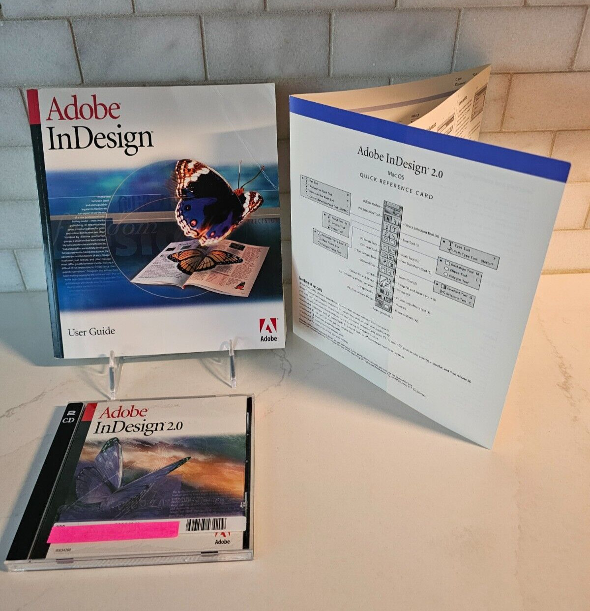 Adobe InDesign 2.0 Full Version Upgrade Macintosh & Cross Publishing w/ Serial #