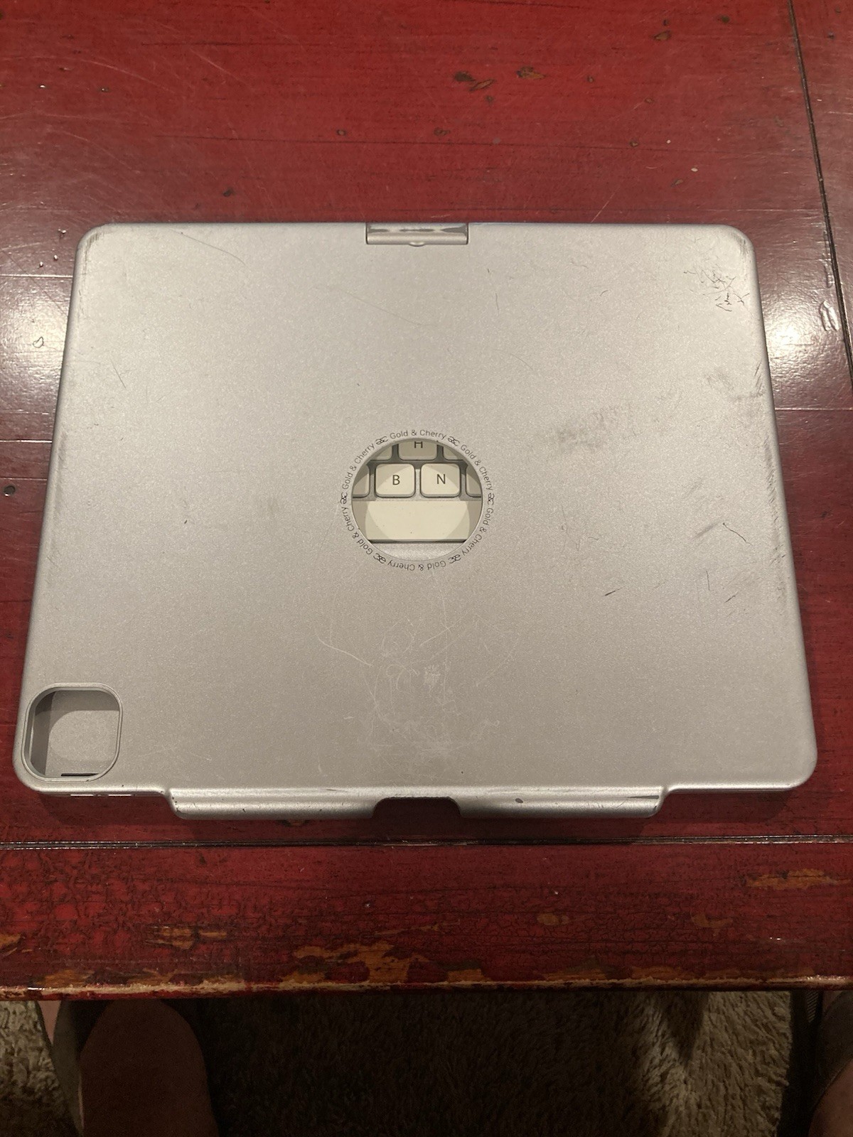 Gold and Cherry Keyboard for iPad Pro 12.9 (4th, 5th and 6th Gen)