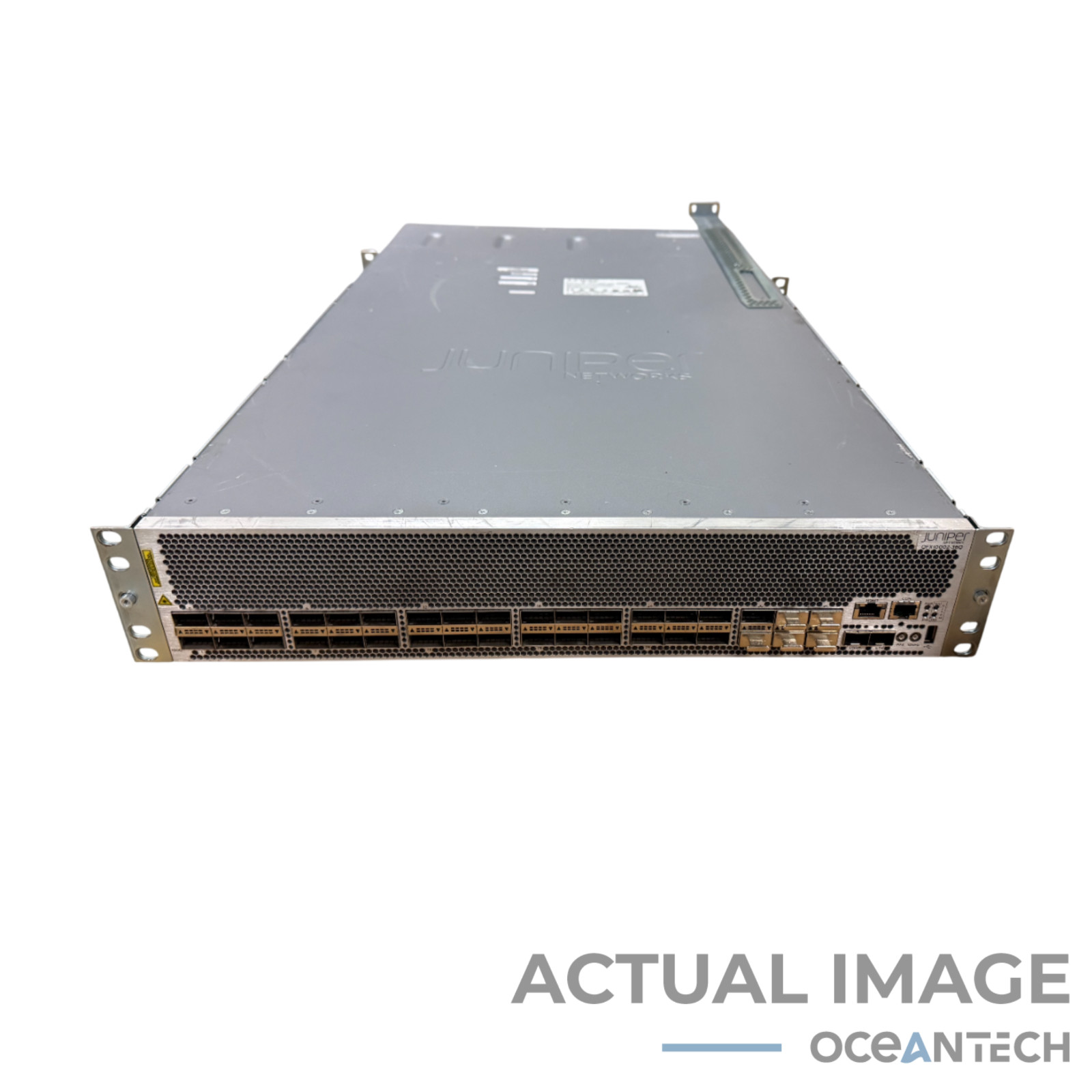 Juniper QFX10002-36Q-CHAS-A 2x JPSU-1600W-AC-AFO W/ Rails, No Screw Kit