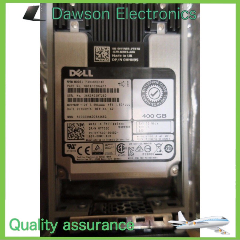 PX04SHB040 DELL YT53C 0YT53C 400GB SAS 12G WI 2.5"SSD Solid State Hard Drive New