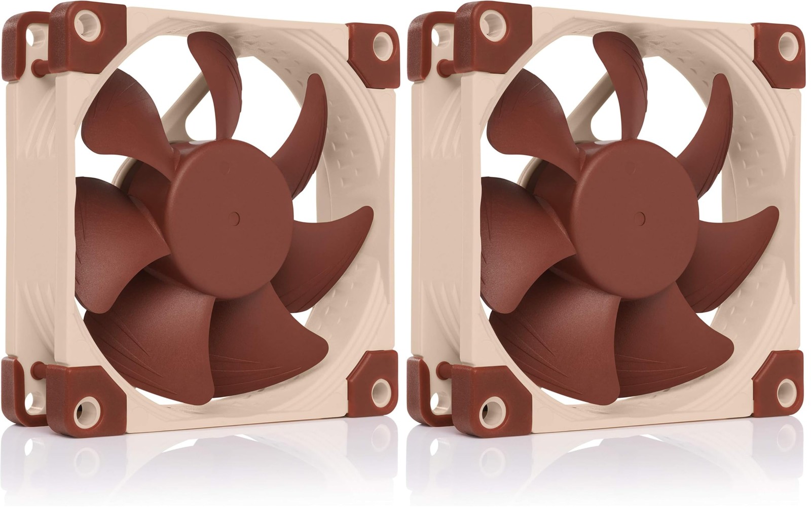 Noctua NF-A8 ULN, Ultra Quiet Silent Fan, 3-Pin 80x80x25mm (Pack of 2), Brown