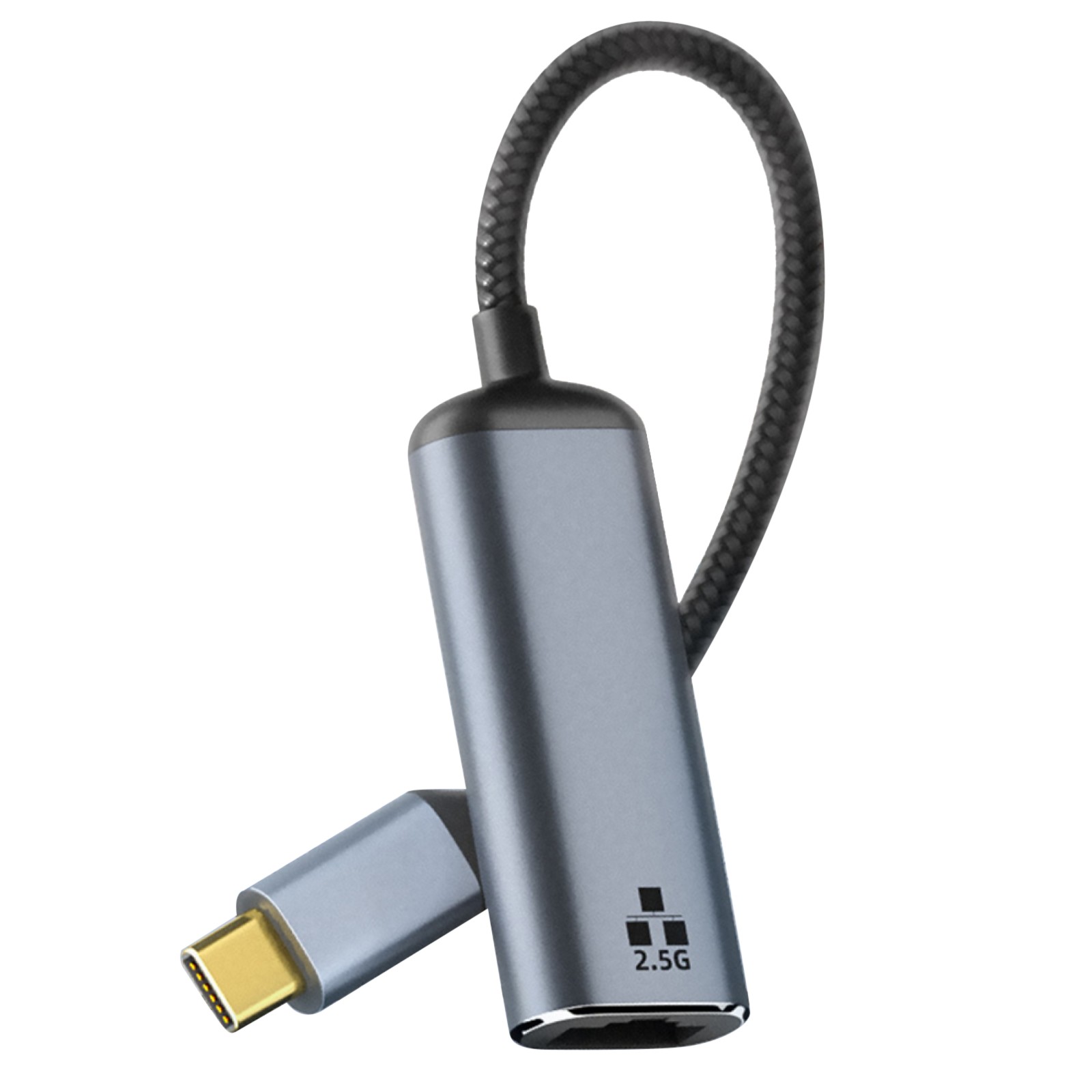 2500Mbps Type C to RJ45 Ethernet Adapter 10/100/1000M 2.5Gb USB Gigabit H