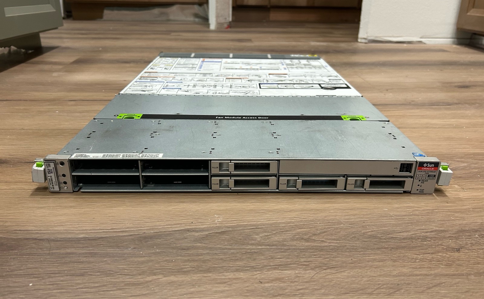 Oracle Sun ZFS 7120 X4170 M2 2x E5620 96GB RAM Rails Dual PSU Tested