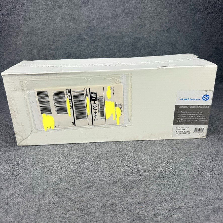 Lexmark 52D1X00 62D1X00 Extra High Yield Black Toner Cartridge HP MPS Solutions