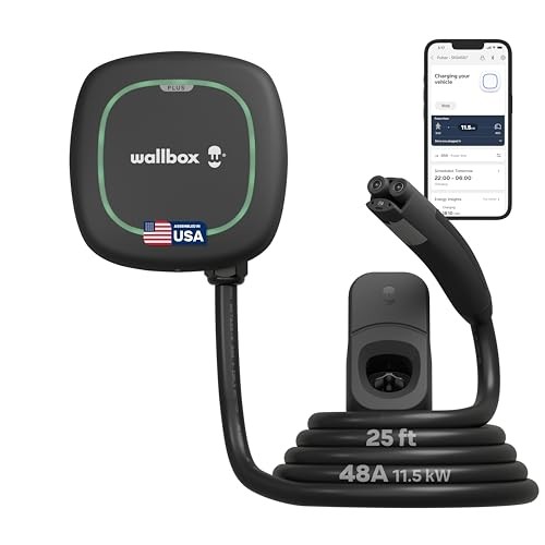 Wallbox PUP2UT6C002 Pulsar Plus 48A 11.5kW EV Charger 25' NACS