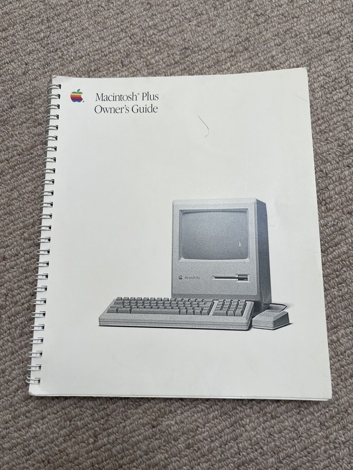 Apple Macintosh Plus Owner’s Guide VTG 1988 Manual