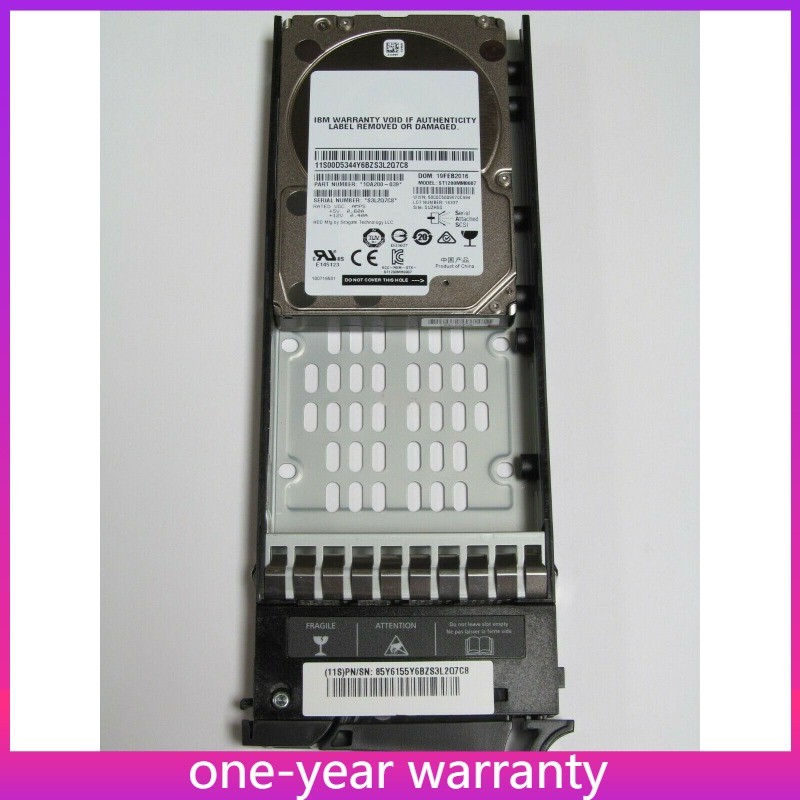 00MN526 00RX927 00Y5909 NEW LENOVO / IBM 1.8TB 10K 12G 2.5" SAS V3700 HARD DRIVE