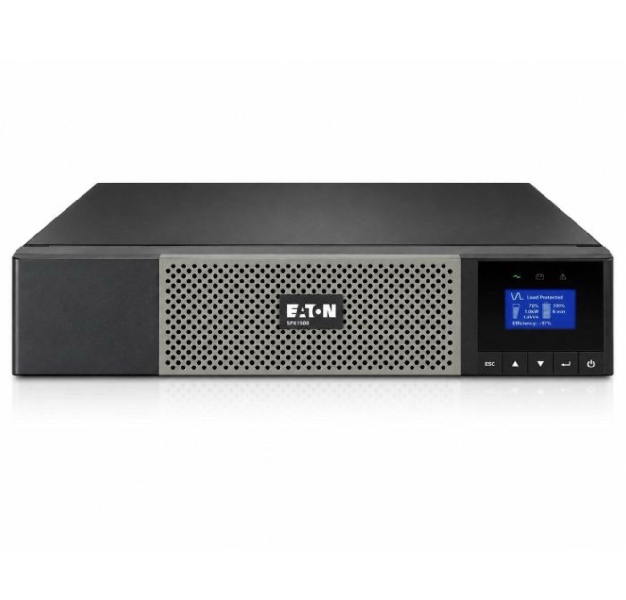Eaton 5PX1500RT 1440VA 1440W 120V 2U Rack/Tower UPS 9210-6144-00P Powers On
