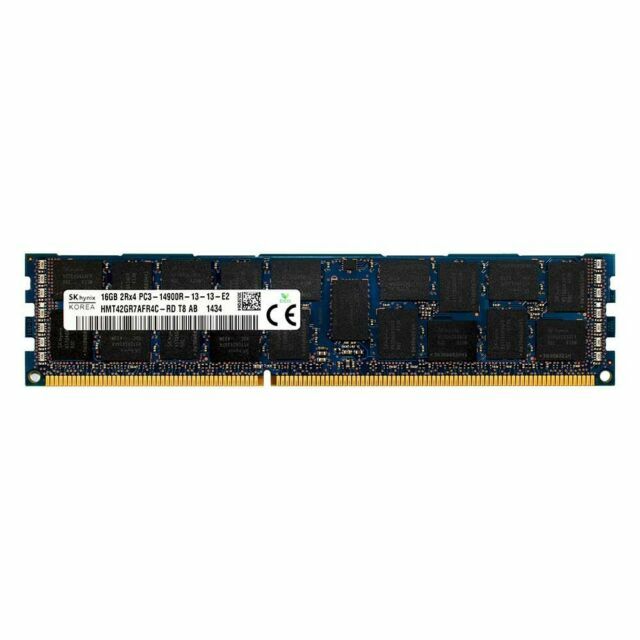 CISCO UCS-MR-1X162RZ-A 16GB 2Rx4 PC3-14900R -13-13-E2 RAM Memory