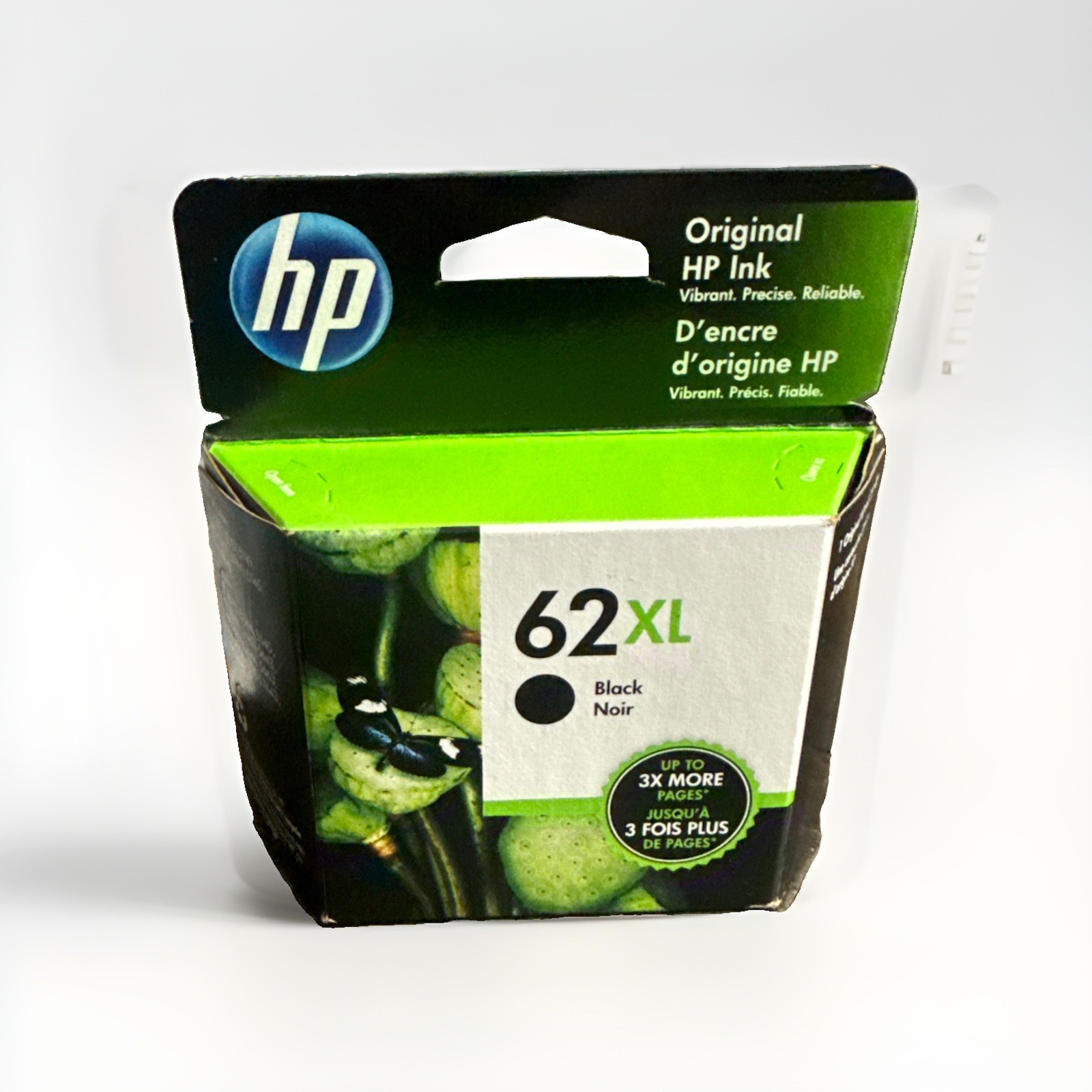 HP 62XL Black Ink Genuine New OEM Sealed Box Expired 05/2021