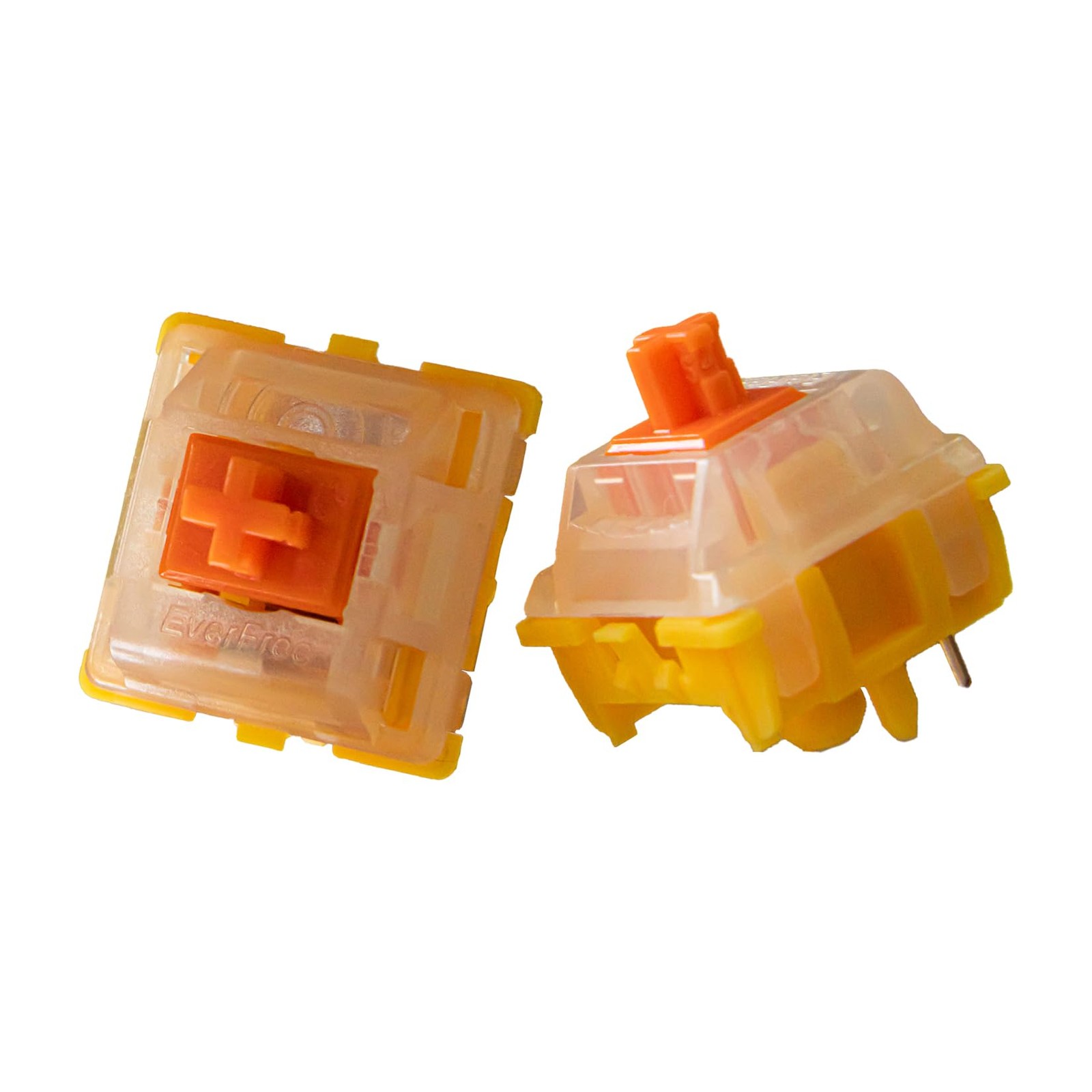 70 PCS Gateron EF Curry Linear 5Pin PreLubed 50g Keyboard Switches 15mm