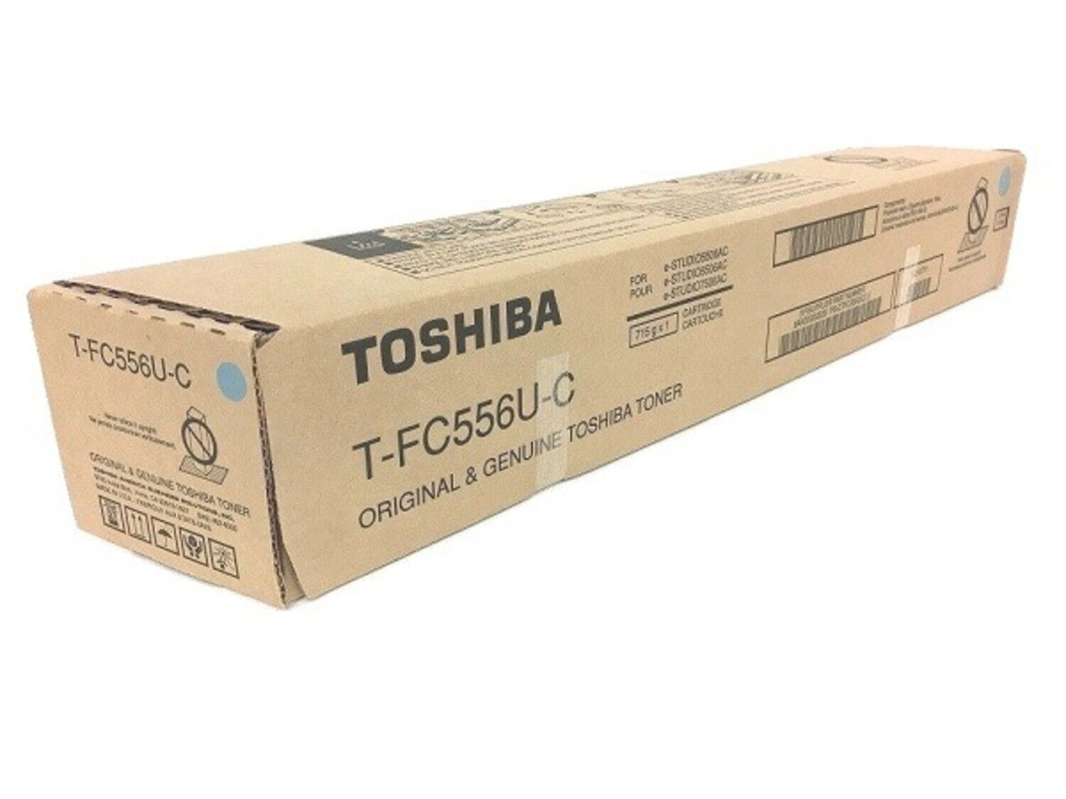 Genuine Toshiba T-FC556U-C Cyan Toner Cartridge