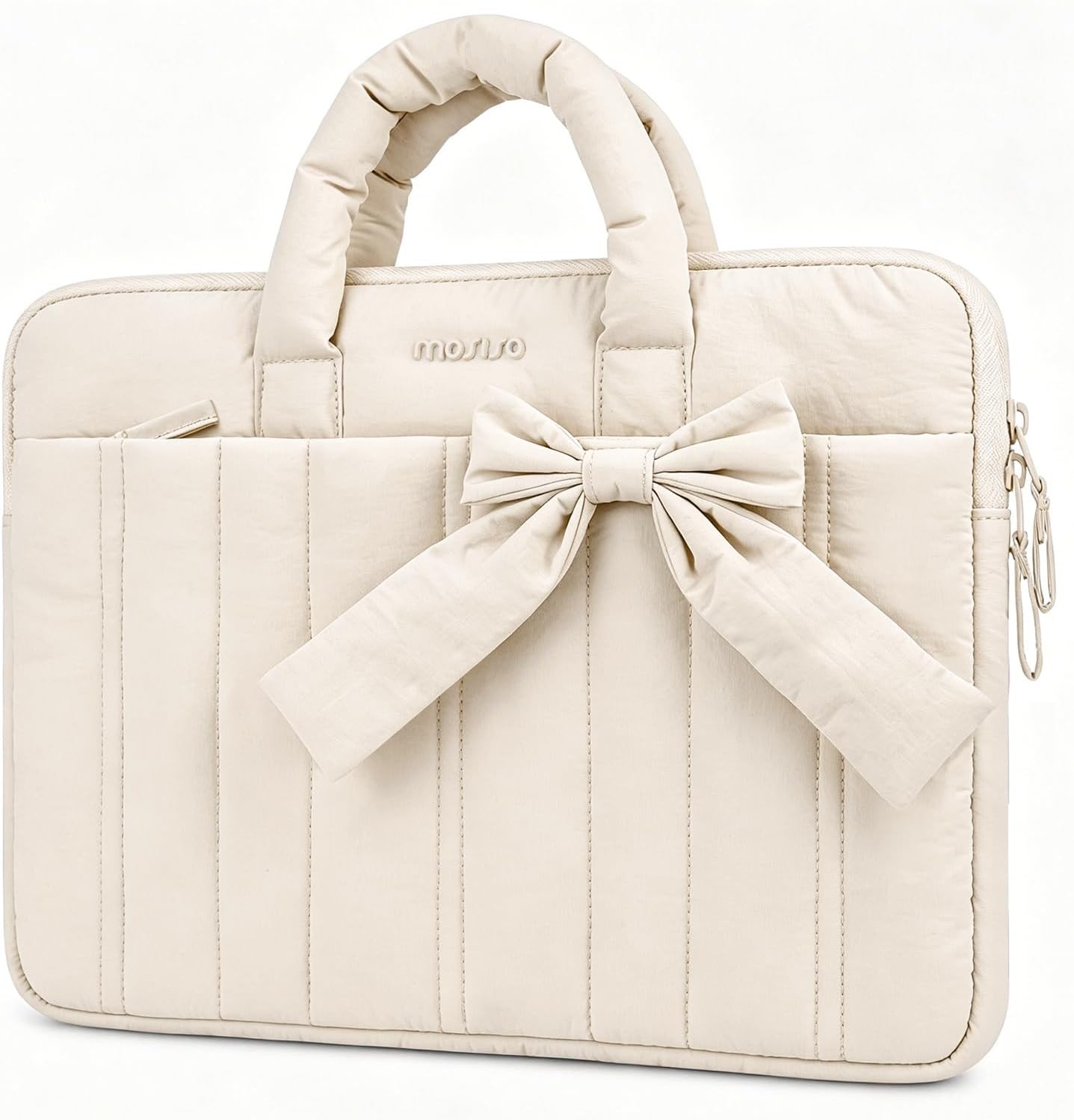 Puffy Laptop Sleeve for 15-15.6 inch Laptops, Sand 16 inch Case for MacBook Pro