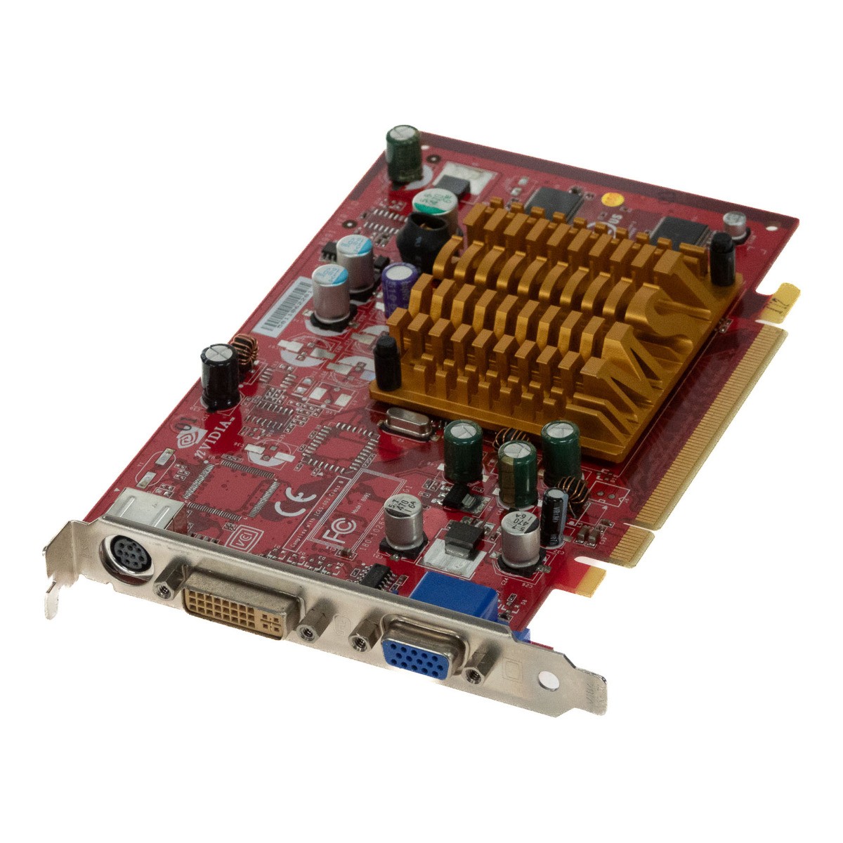 GRAPHICS CARD MSI NVIDIA GEFORCE 6200 TurboCache 128MB DDR NX6200TC-TD128E PCIe x1