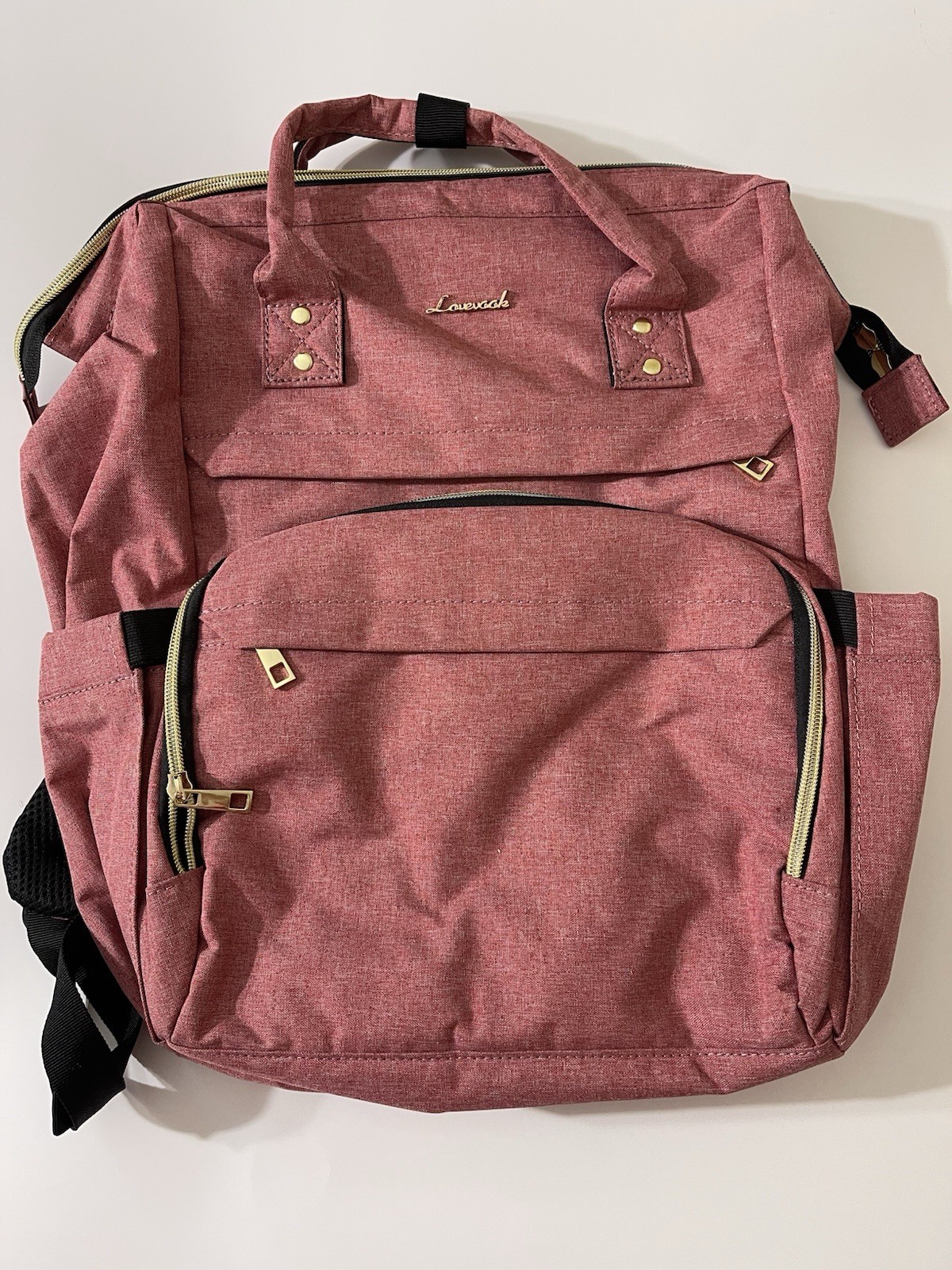 New Lovevook Pink Laptop Backpack For 15.6” Computer School Or Work Bag