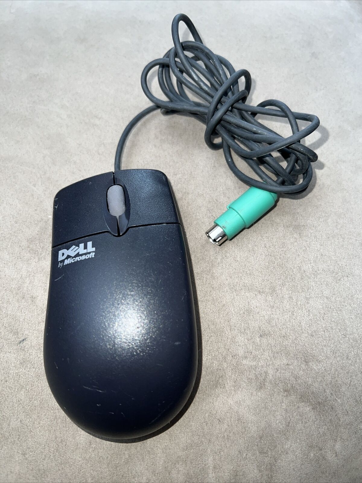 Vintage Dell by Microsoft IntelliMouse 1.3A PS/2 Wheel Mouse X06-08477 Tested