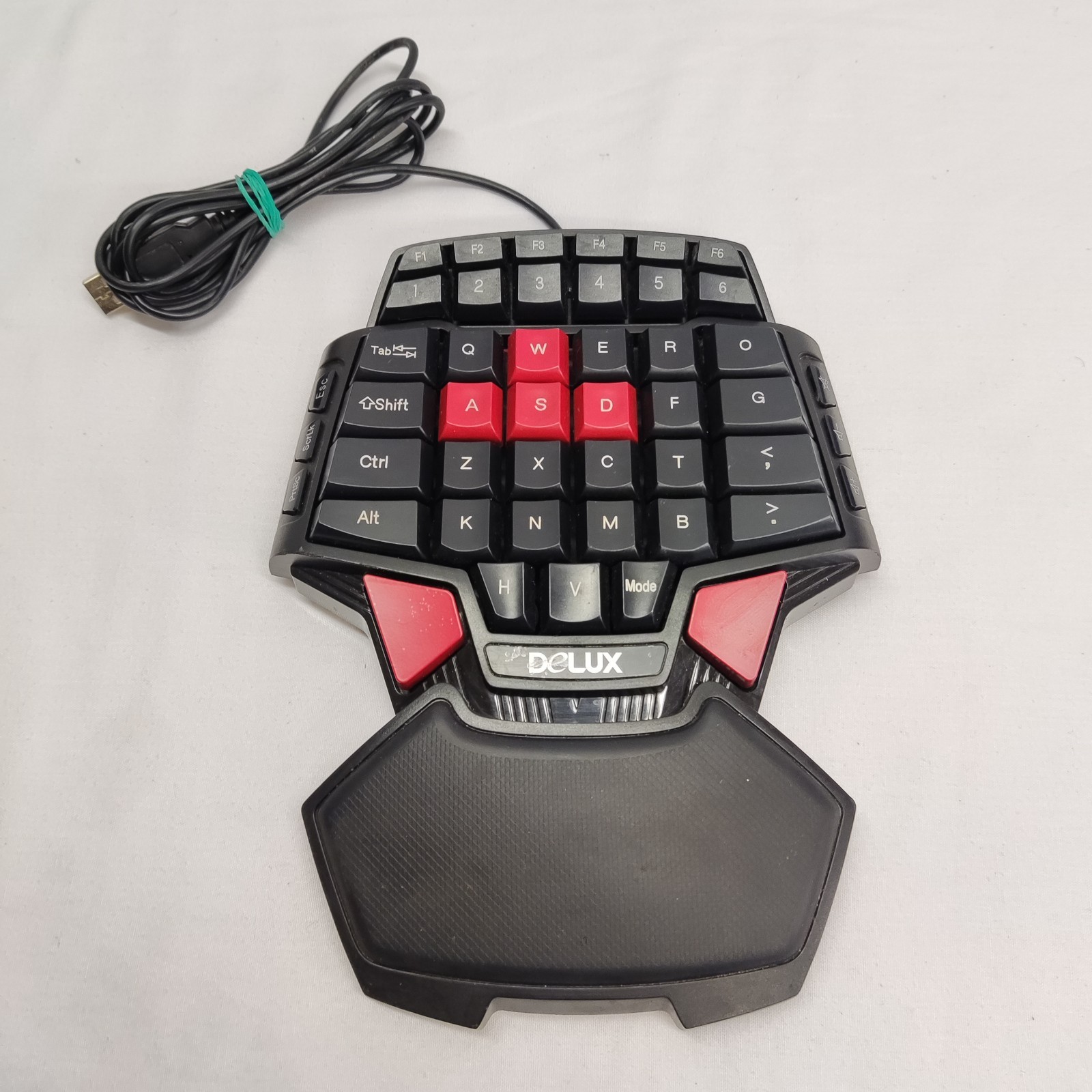DELUX T9 46 KEY SINGLEHANDED WIRED GAMING PROFESSIONAL KEYBOARD ERGONOMIC