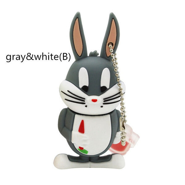  New usb 2.0 flash drive 4GB pendrive  Cartoon Design Hot Selling Free chain too