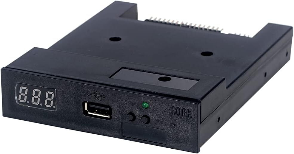 Gotek Sfr1m44-u100 3.5 Inch 1.44Mb Usb Ssd Floppy Drive Emulator Black Electr...