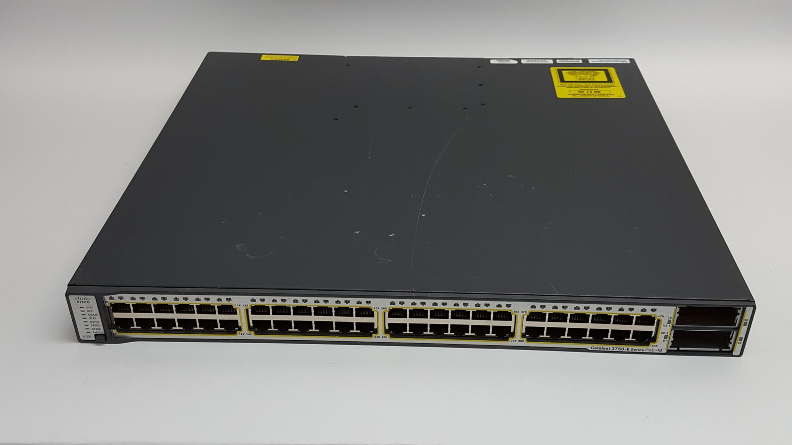 Cisco Catalyst 3750-E WS-C3750E-48PD-S 48-Port PoE Gigabit Ethernet Switch