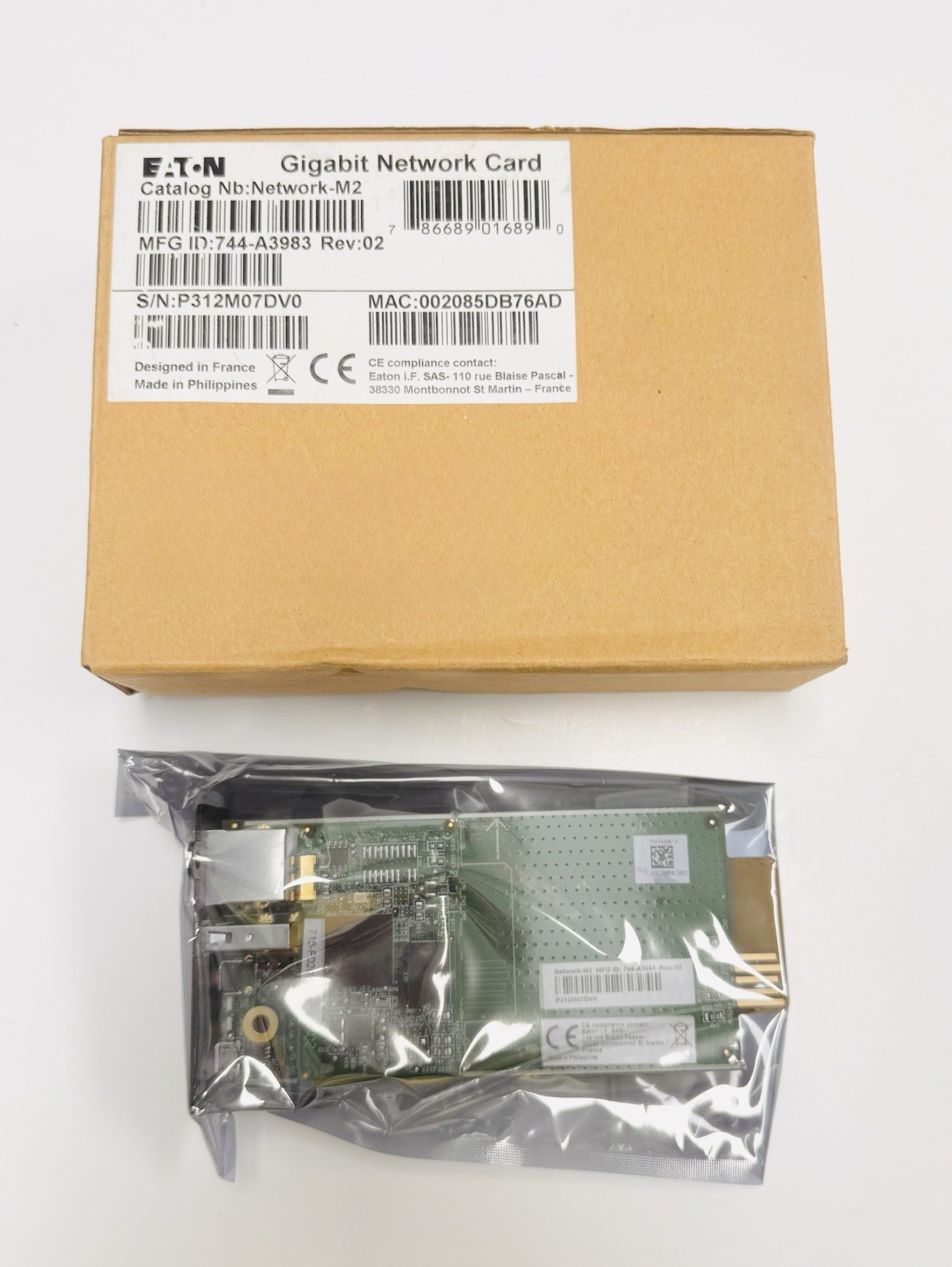 Eaton Network-M2 Gigabit Network Card 44-A3983