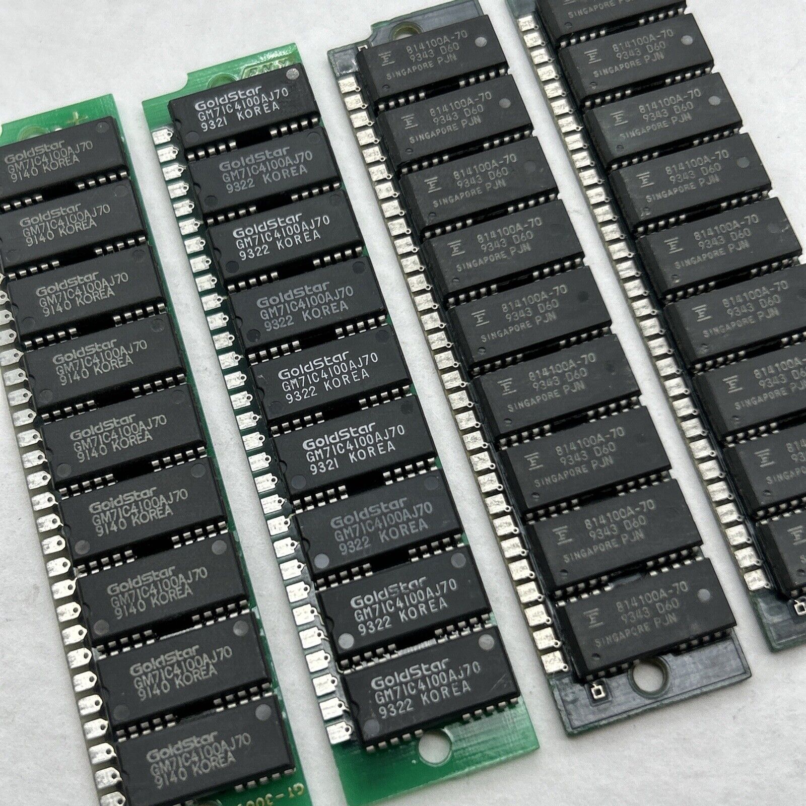 16MB 30-Pin Parity 4pc set of 4MB Memory 9 Chip SIMM IBM PC 386 486 AT XT MAC
