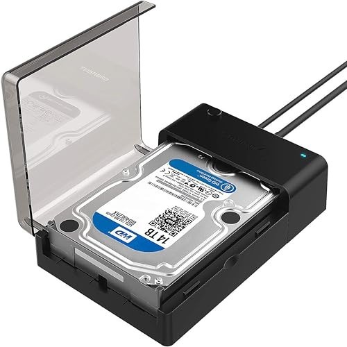 USB 3.0 to SATA Lay-Flat Docking Station for 2.5/3.5in HDD/SSD - UASP Support