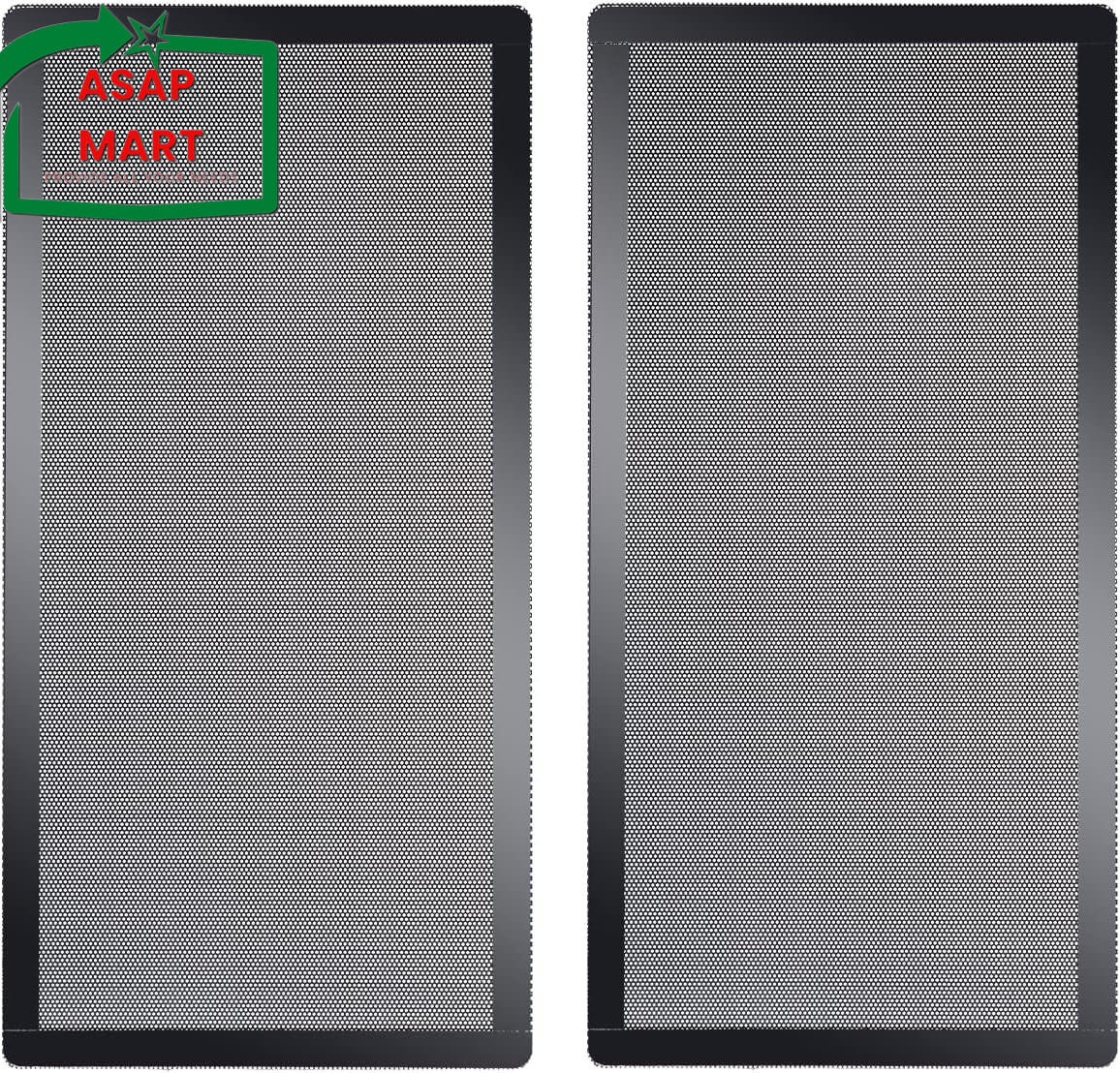 120 X 240Mm PC Case Dust Mesh Filter, [2 Pack] Magnetic Frame Computer Fan Dust 
