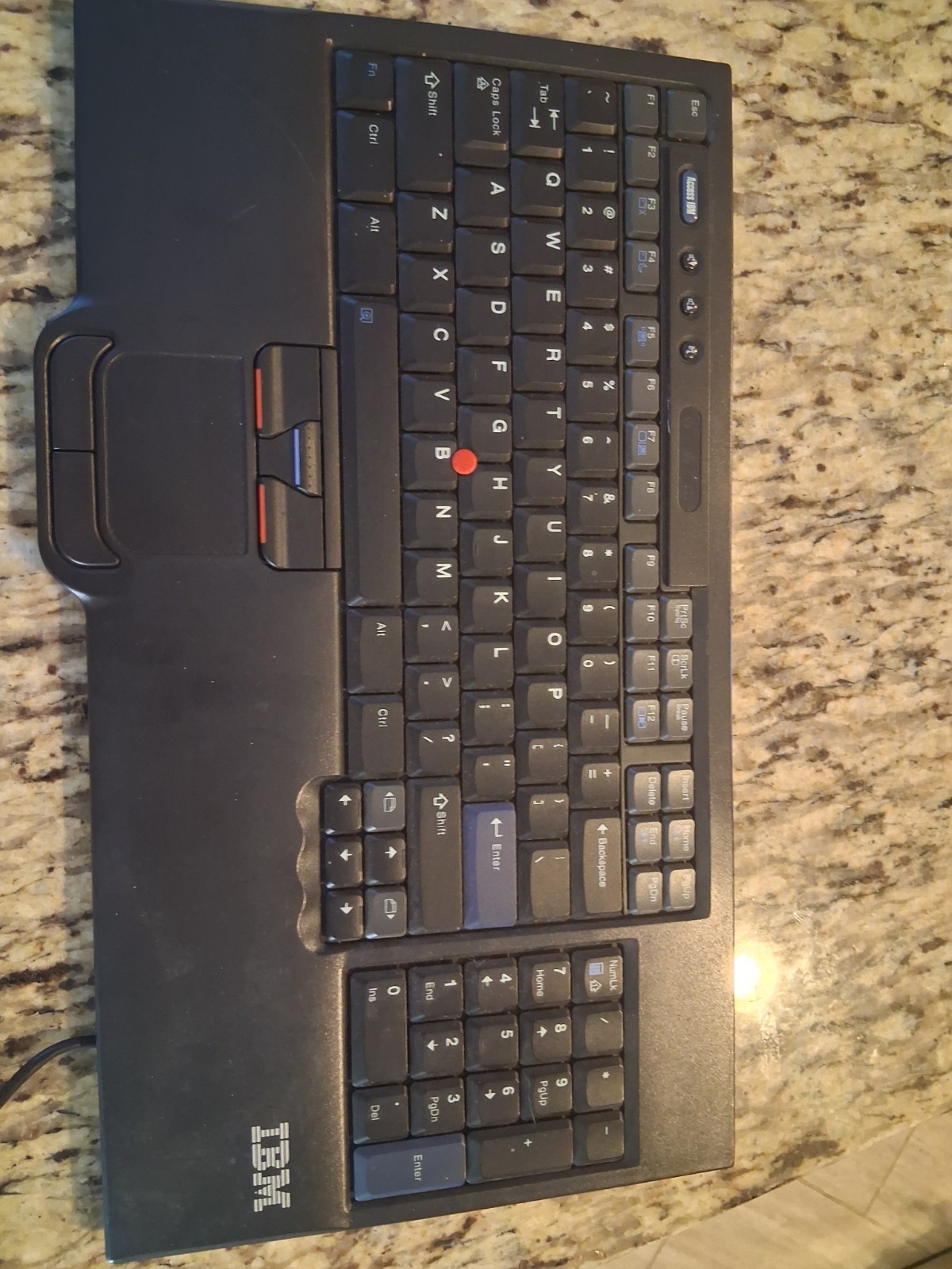 Genuine SK-8845RC for Lenovo ThinkPad  USB Keyboard Trackpoint 