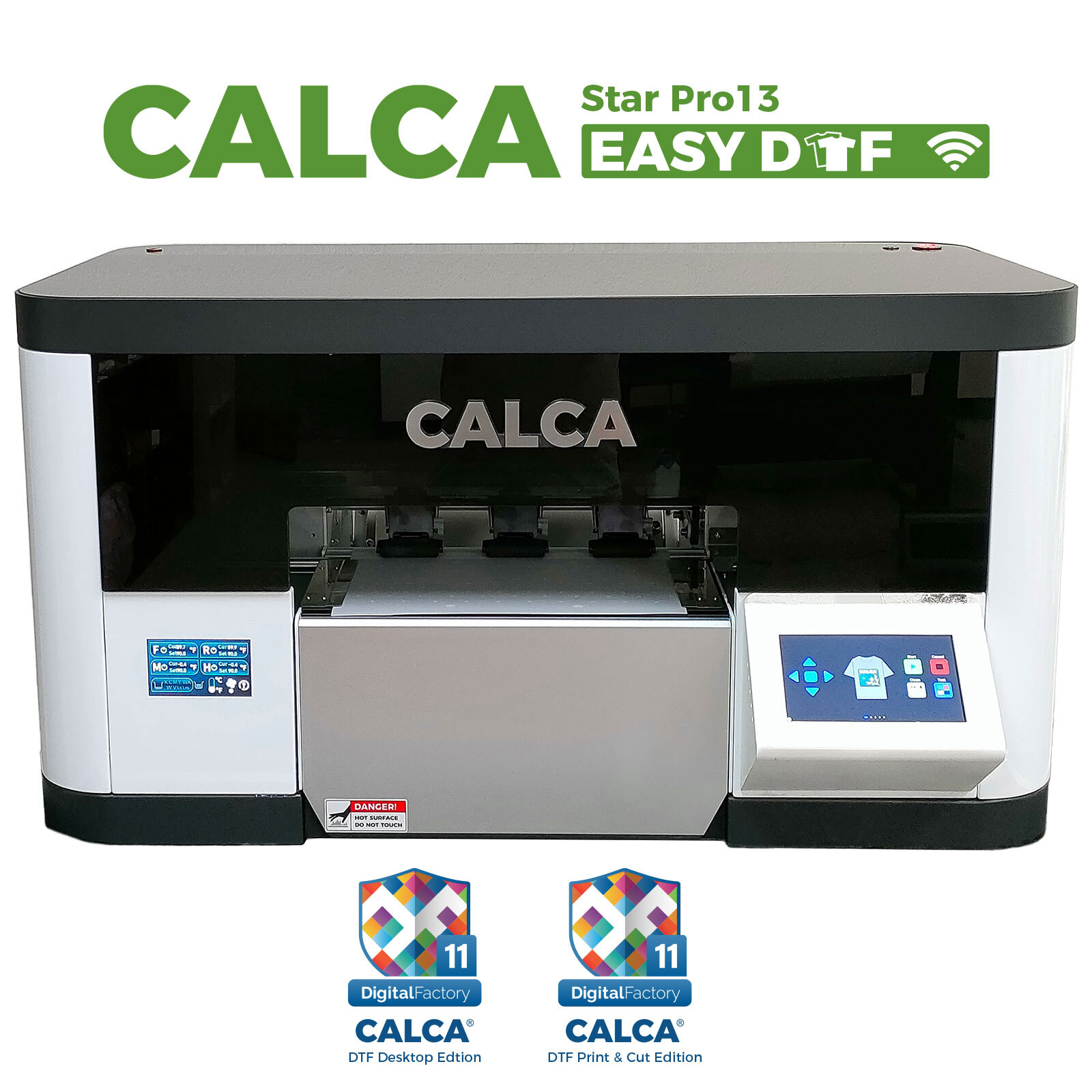CALCA ProStar 13in WIFI DTF Printer With Dual F1080-A1 Printhead