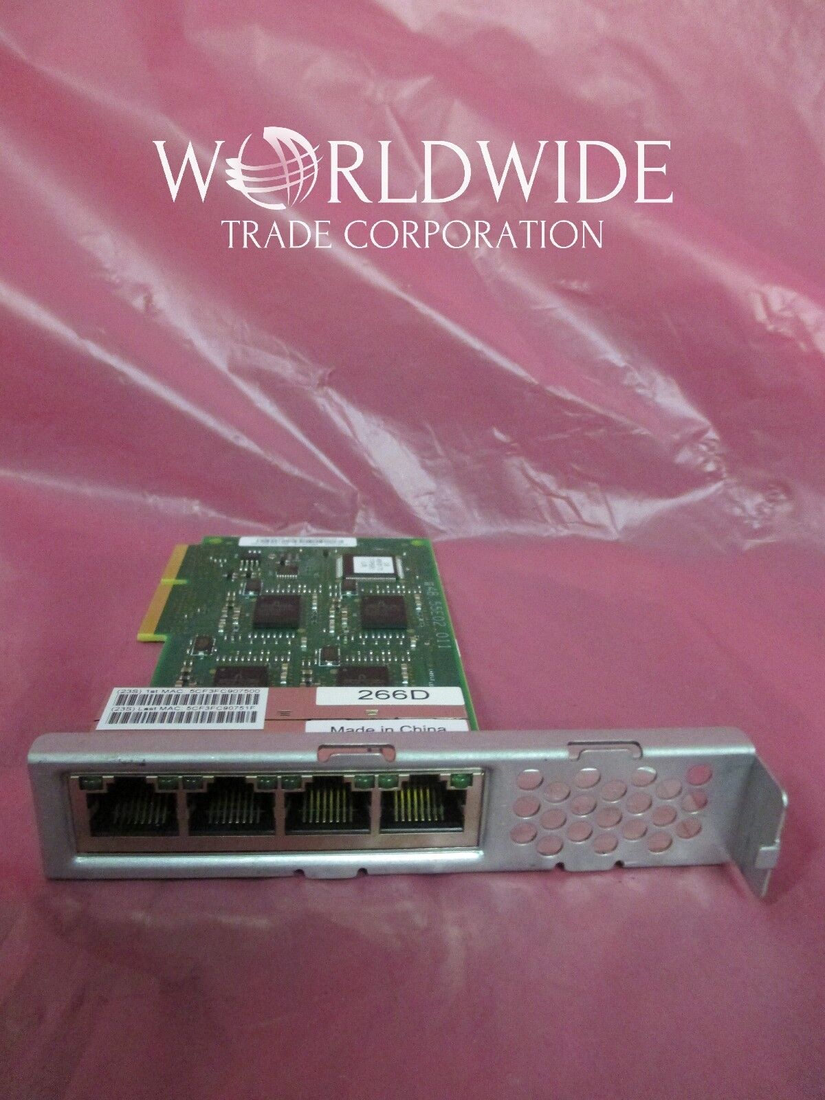 IBM 00E1380 FC#1824 266D 1Gb Quad-Port IVEHEA 4x RJ-45 8202 E4B 8205 E6B pSeries