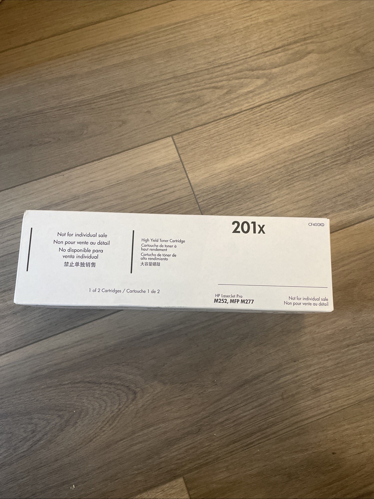 Genuine HP 201X CF400X Black High Yield Toner Cartridge NEW SEALED OEM 