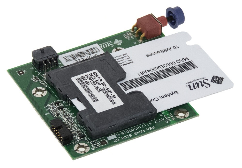CARD READER SUN 370-5127 SYSTEM CONFIGURATION CARD READER