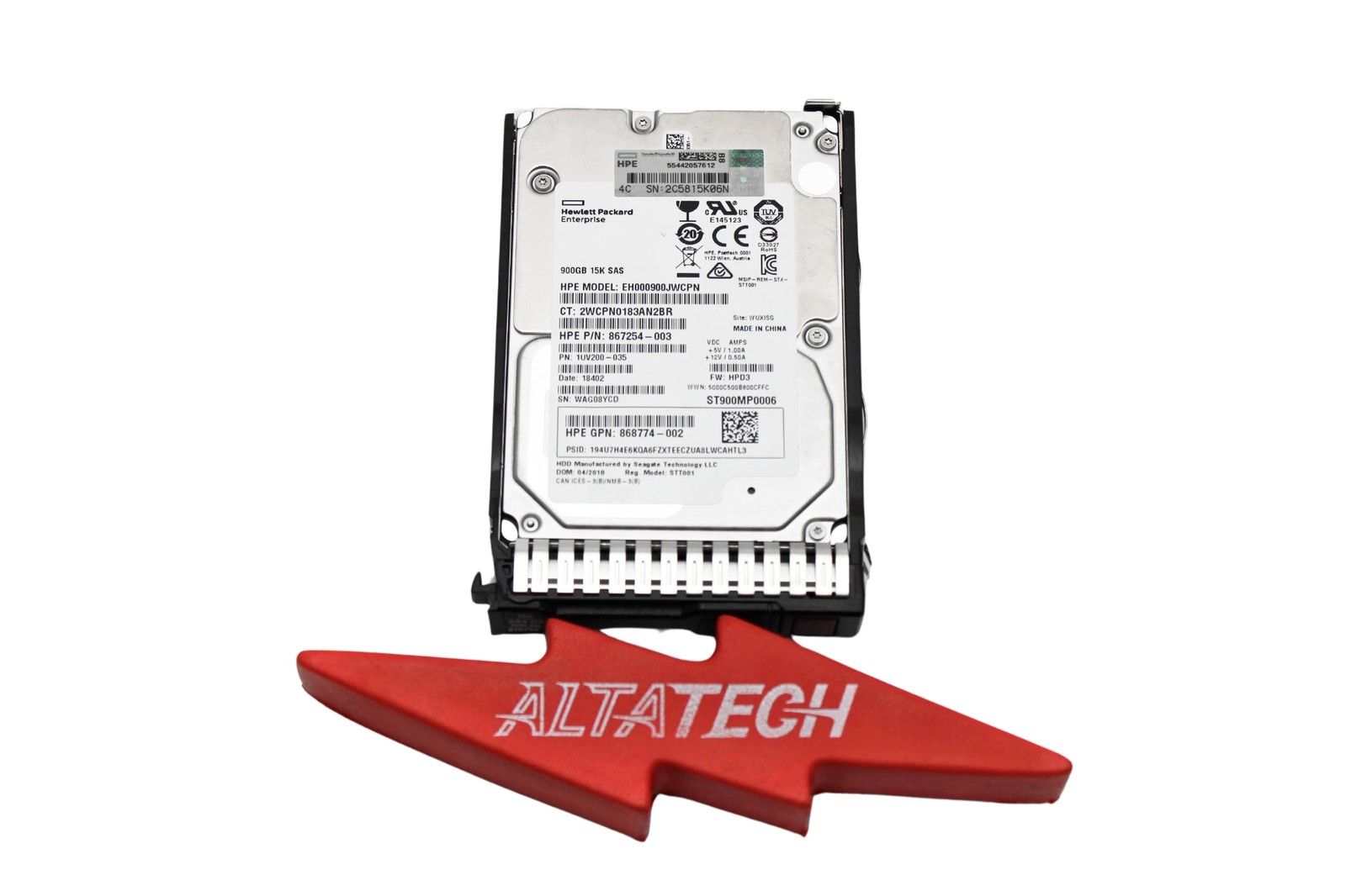 HP 870795-001 900GB 15K SFF SAS 2.5 12G SC DS HDD Hard Disc Drive
