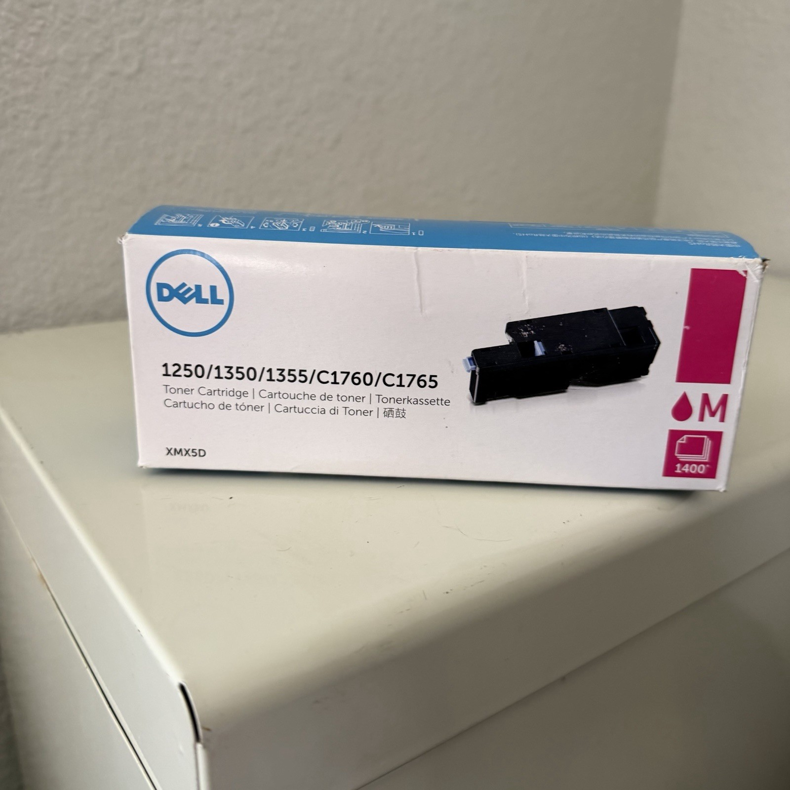 DELL XMX5D Magenta Toner cartridge 1250 1350 1355 C1760 C1765 NEW Printer Ink