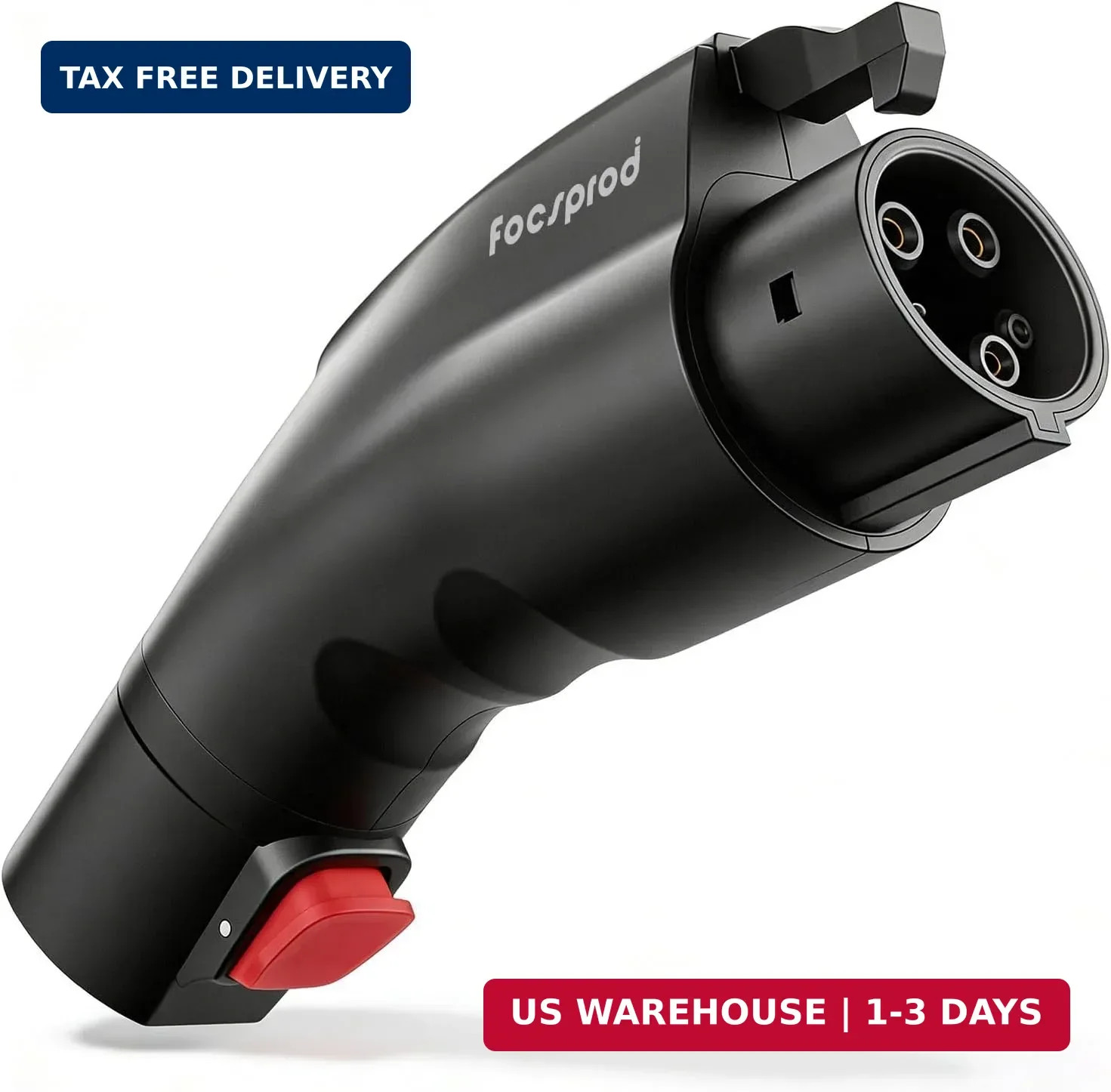 FOCSPROD for Tesla to J1772 Charger Adapter, Max 60A 250V for NACS to J1772 Elec