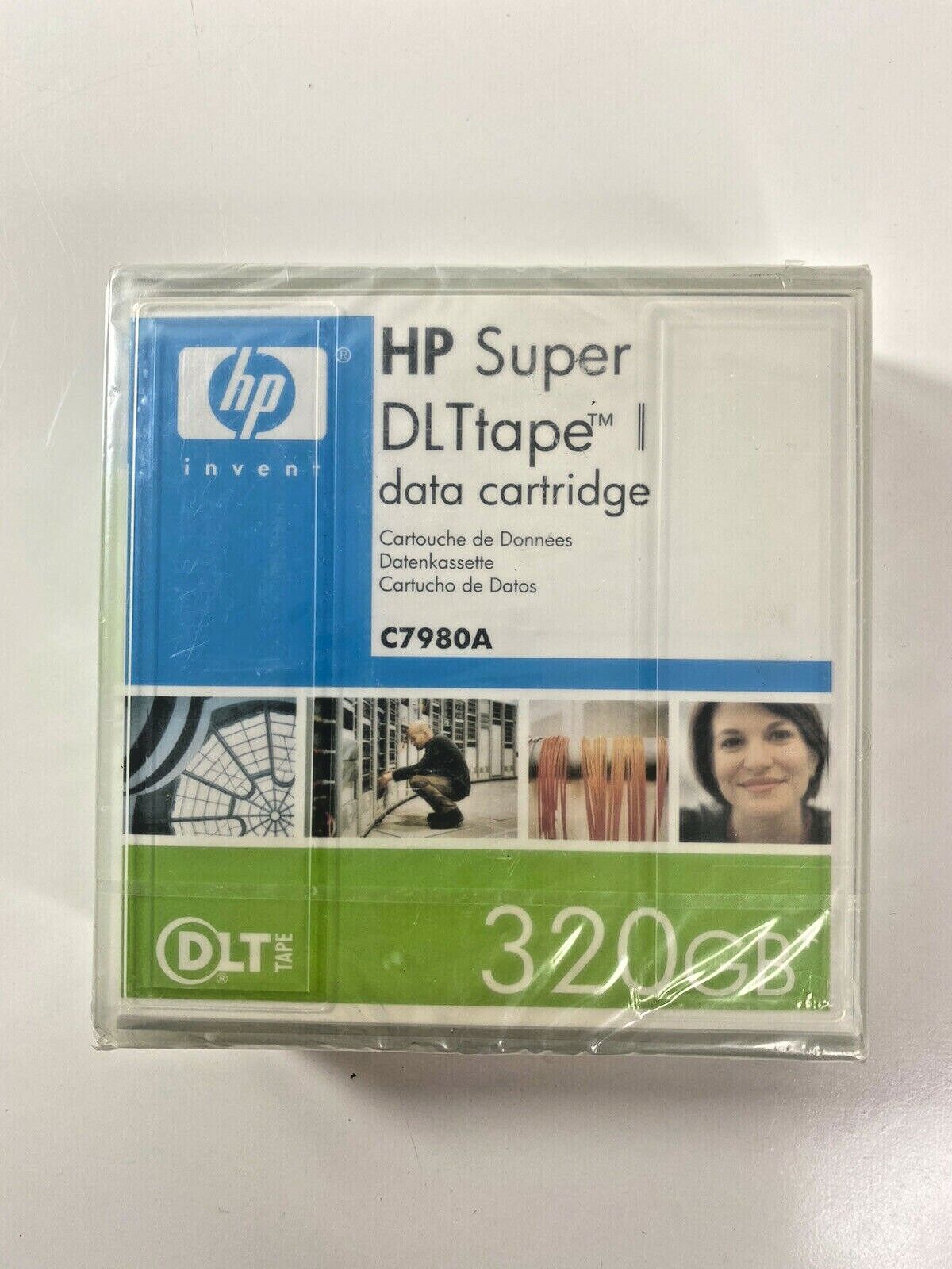 NEW SEALED Genuine HP 320GB Super DLT Tape 1 Data Cartridge C7980A 