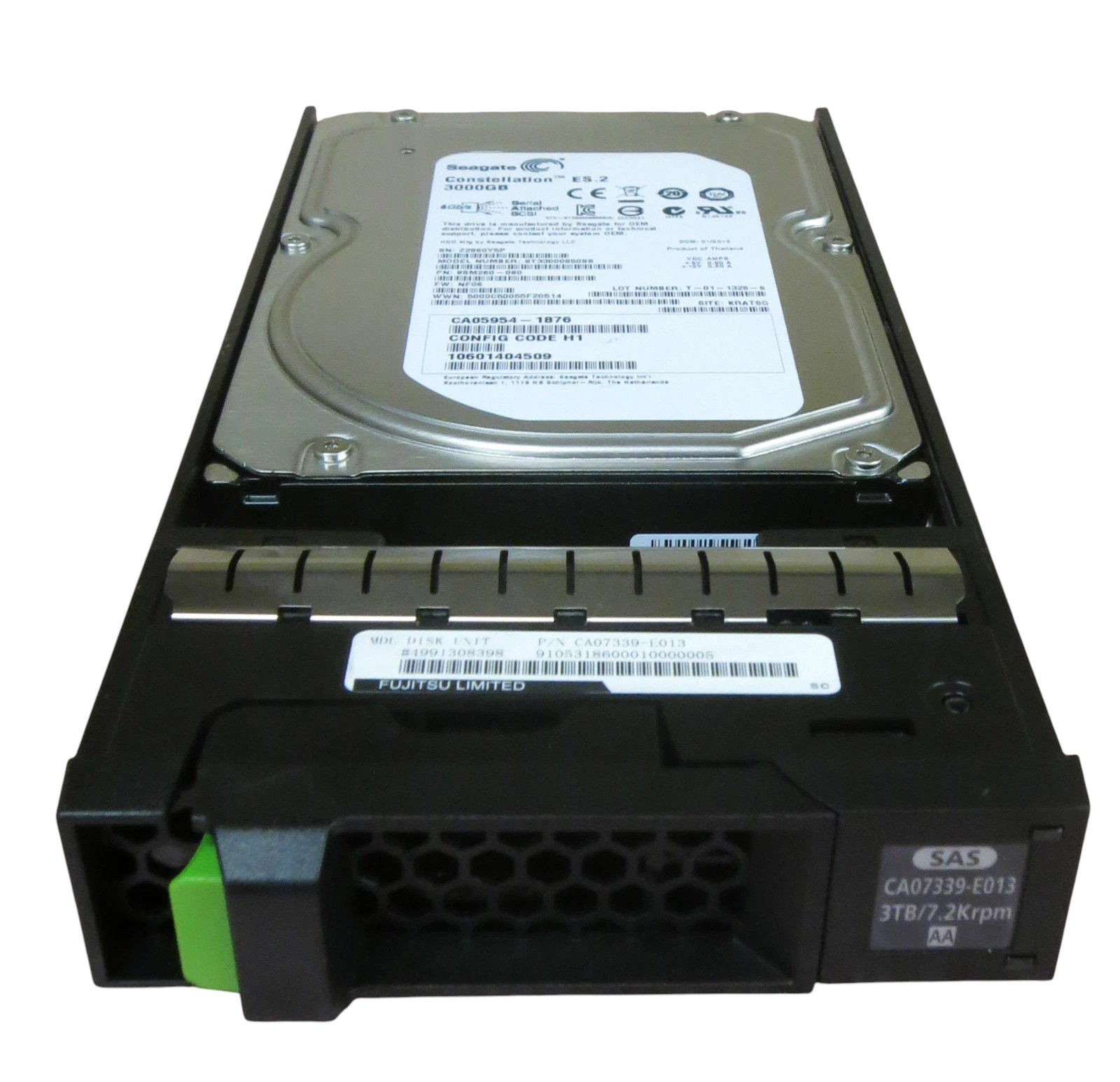 Fujitsu CA07339-E013 3.5" 3TB SAS 7.2K 6G Hard Drive Eternus DX60 DX80 DX90 S2